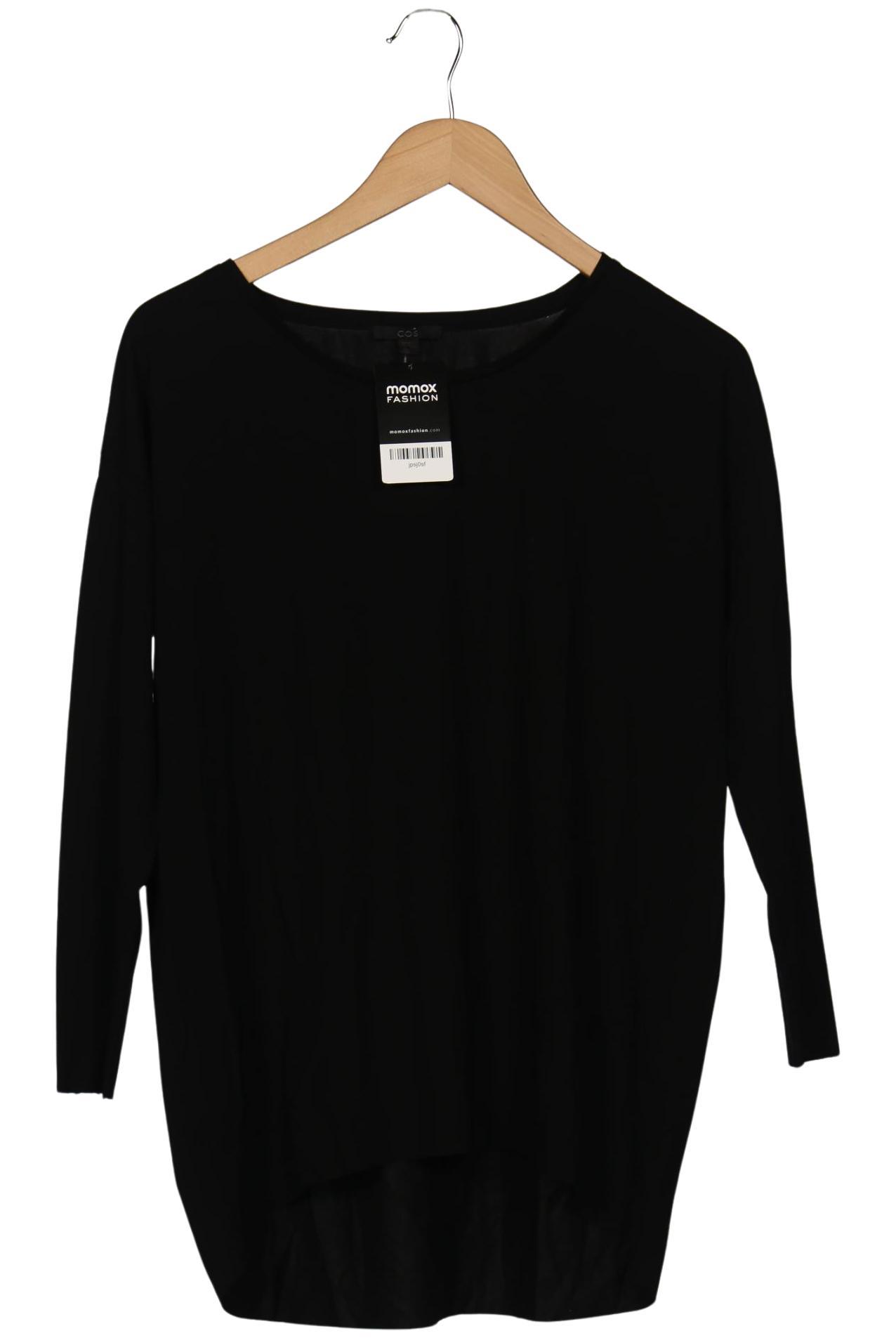 

COS Damen Langarmshirt, schwarz, Gr. 38
