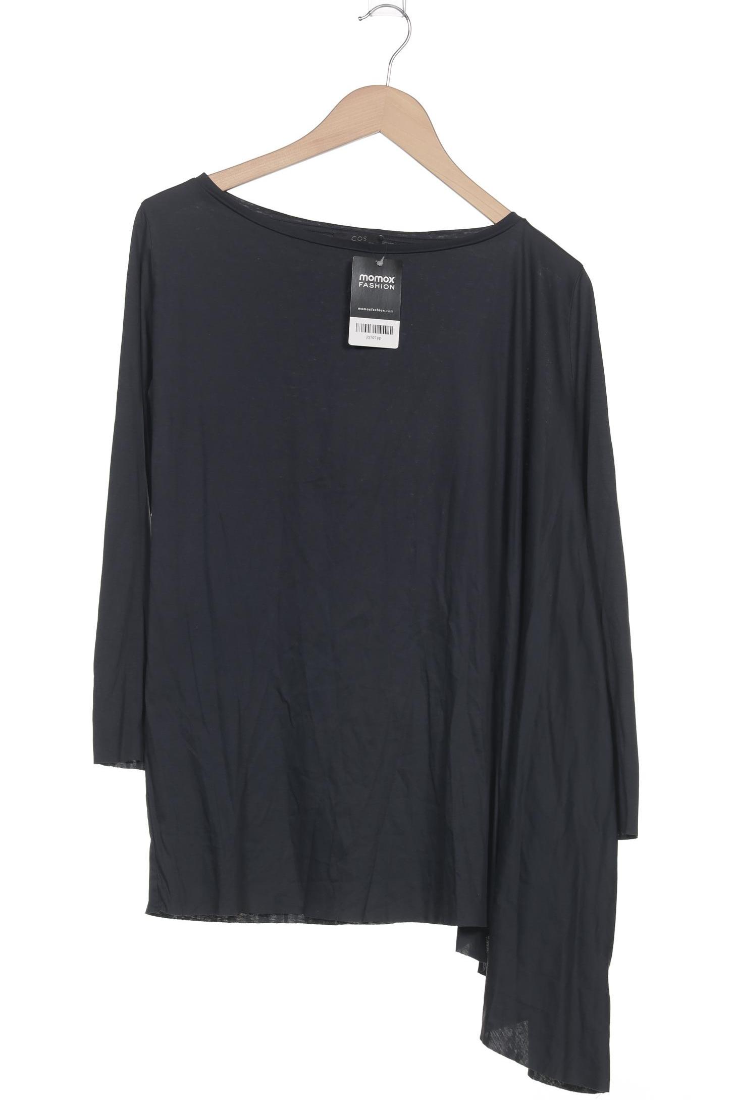 

COS Damen Langarmshirt, schwarz, Gr. 38