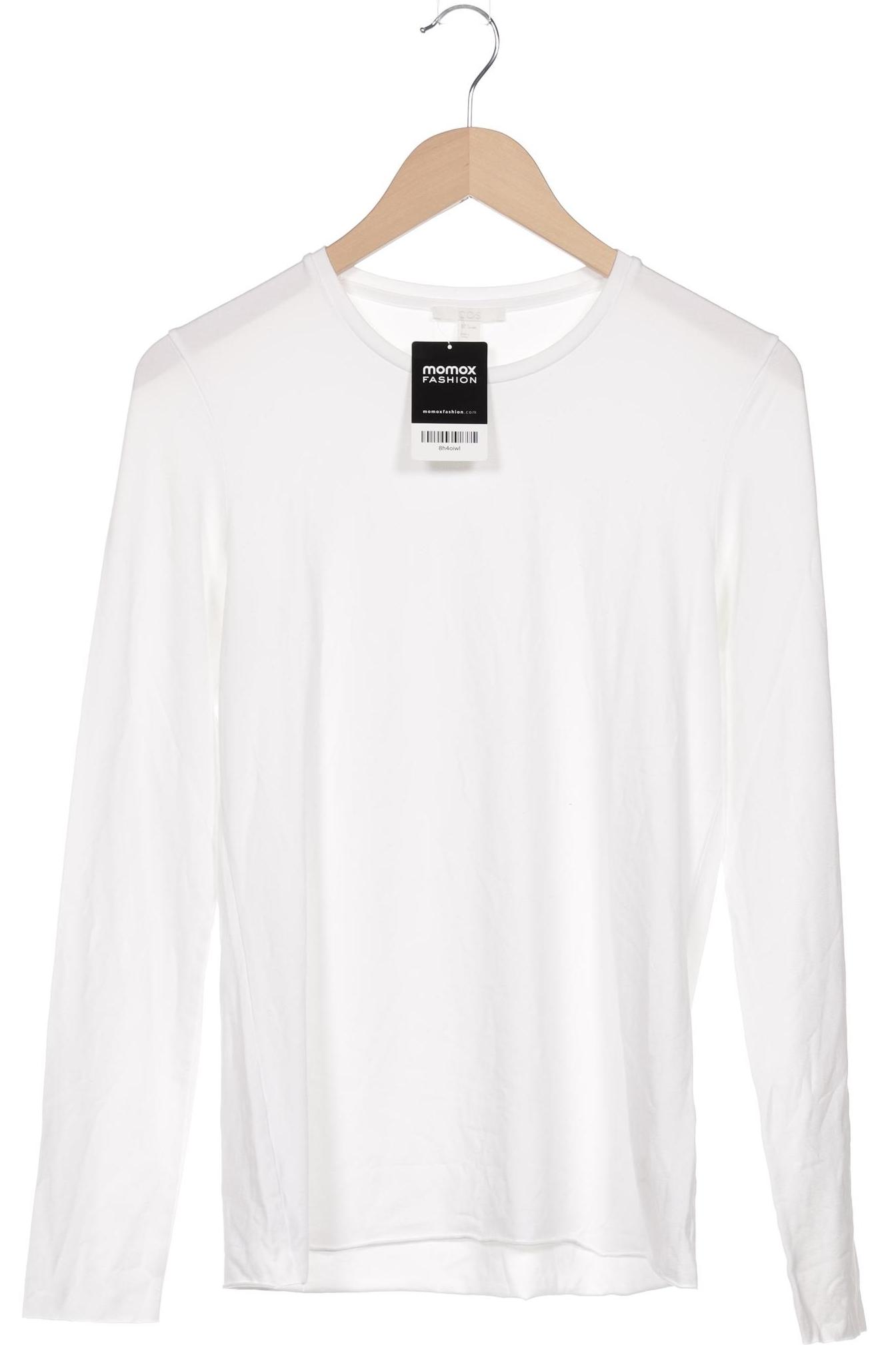 

COS Damen Langarmshirt, weiß, Gr. 36