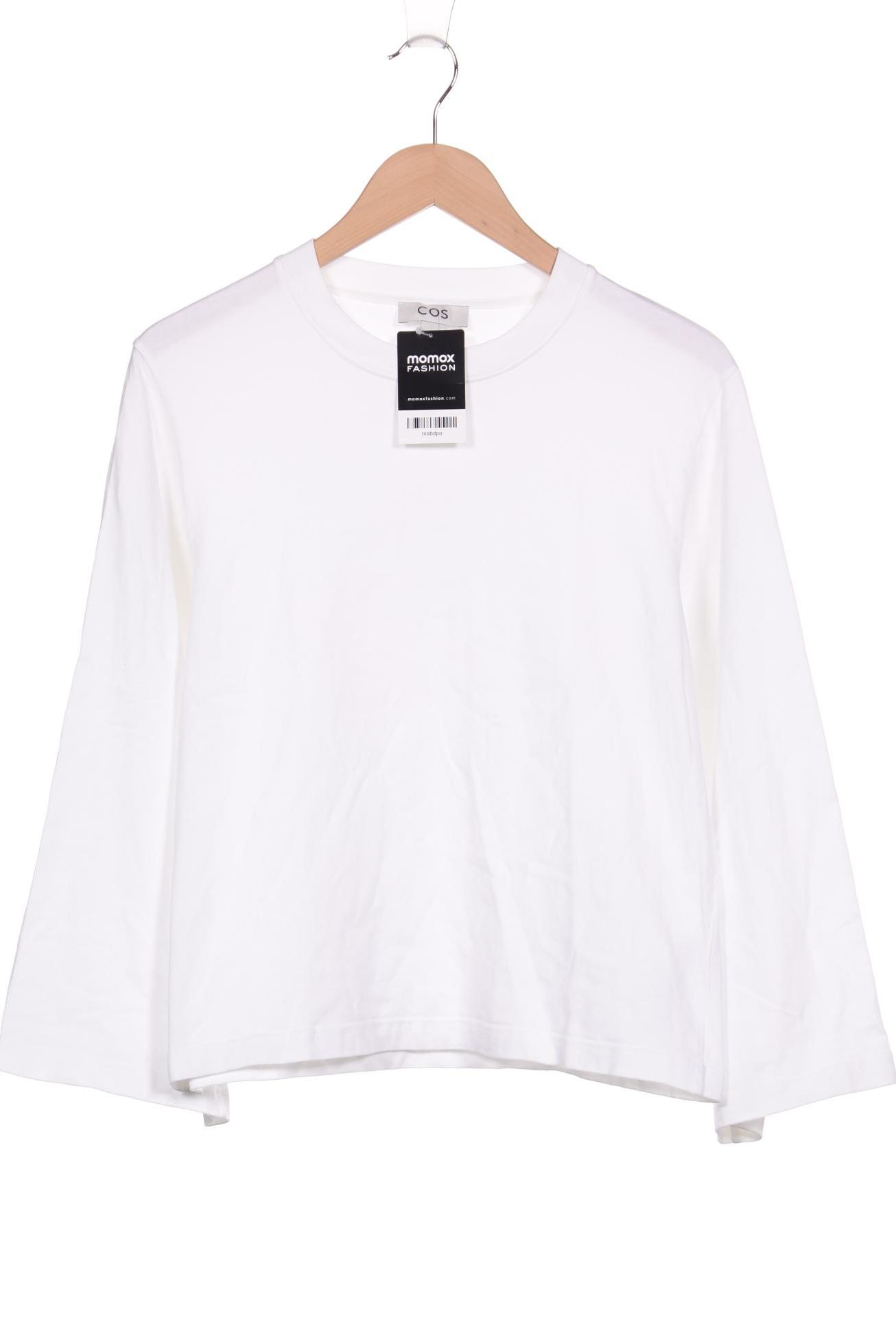 

COS Damen Langarmshirt, weiß