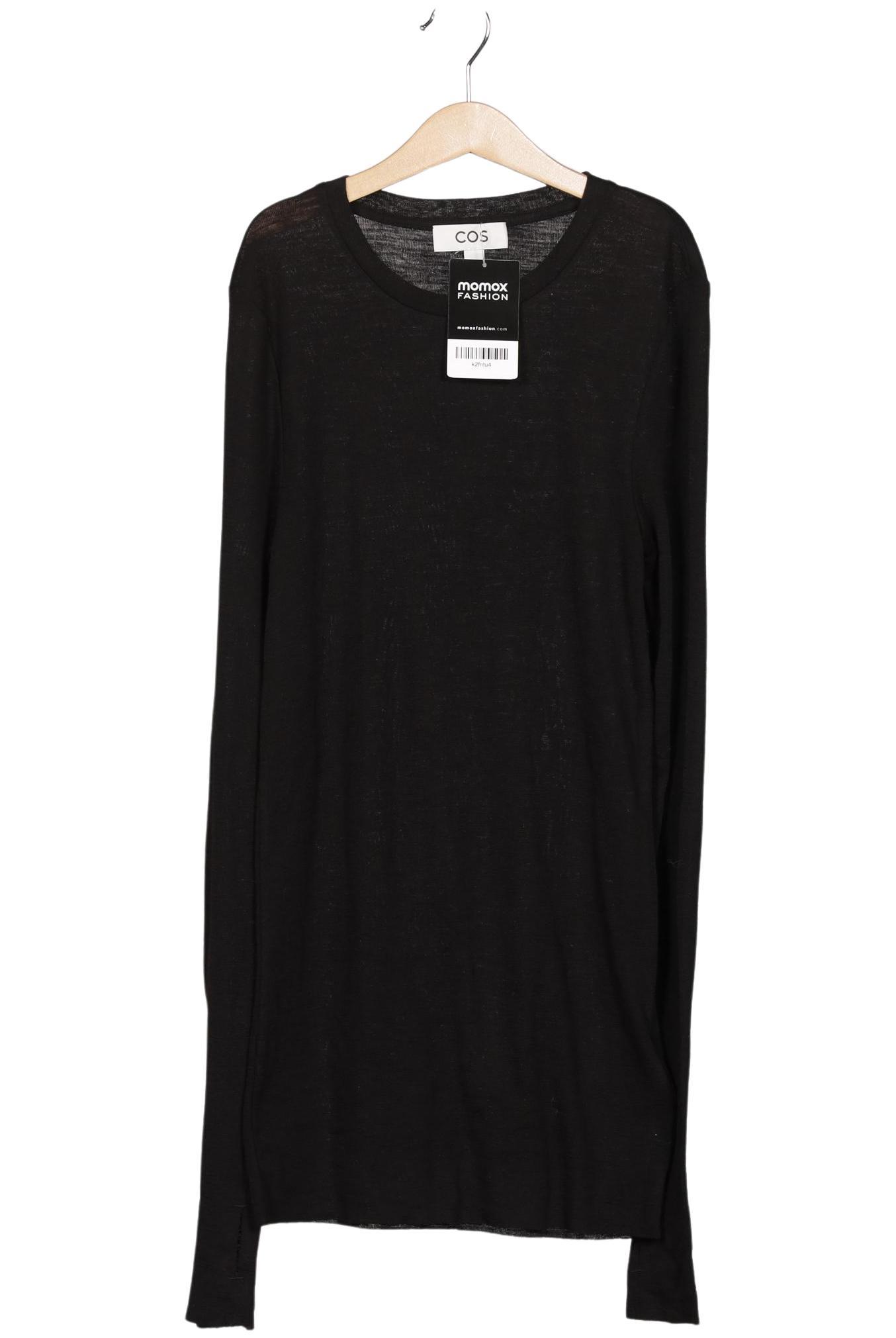 

COS Damen Langarmshirt, schwarz, Gr. 36