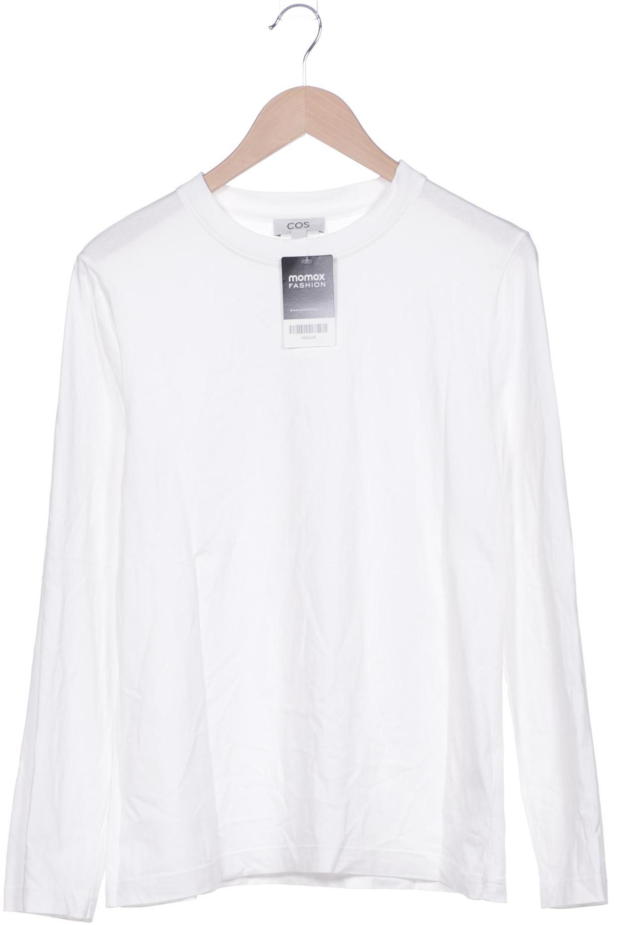 

COS Damen Langarmshirt, weiß, Gr. 38