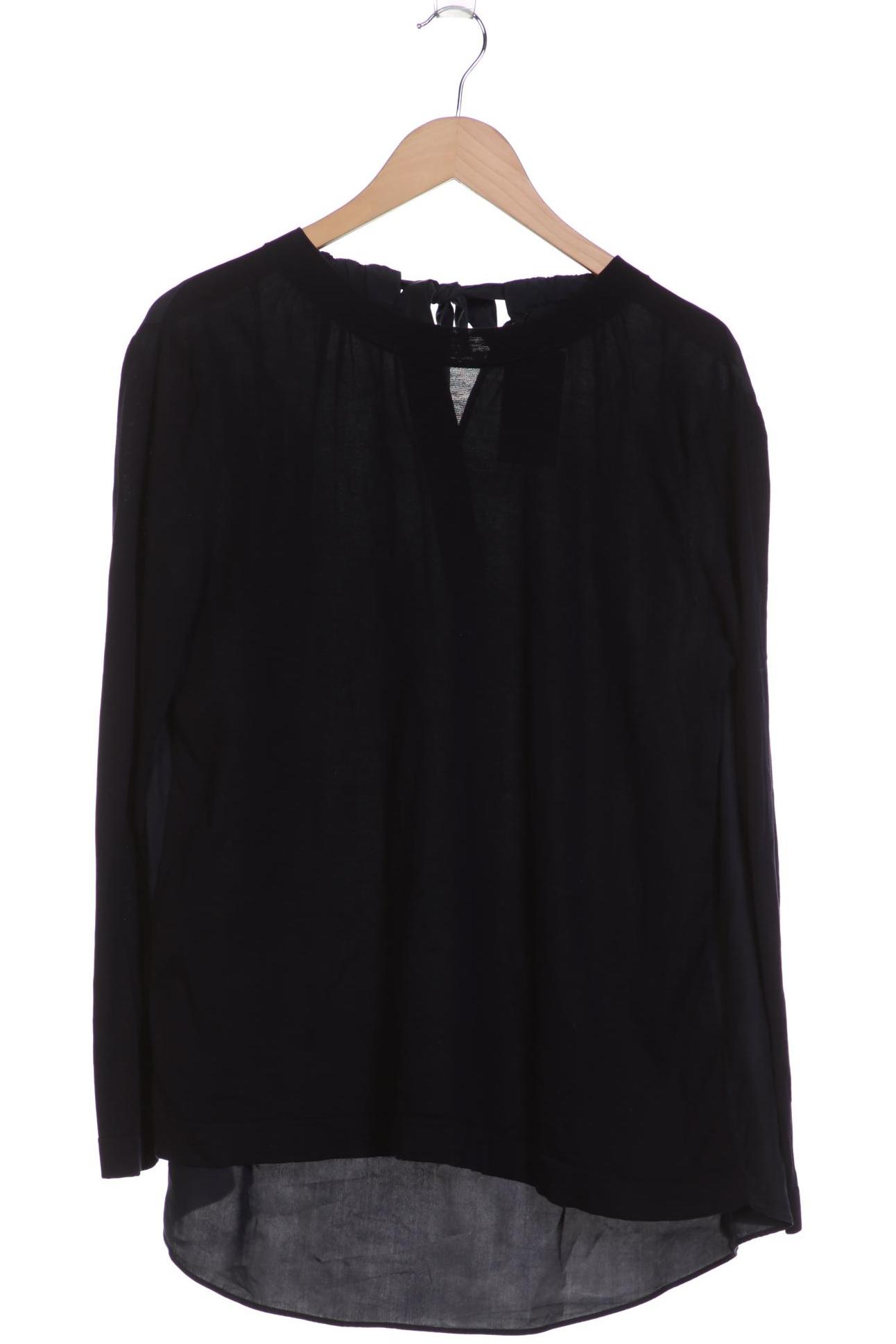 

COS Damen Langarmshirt, marineblau, Gr. 38