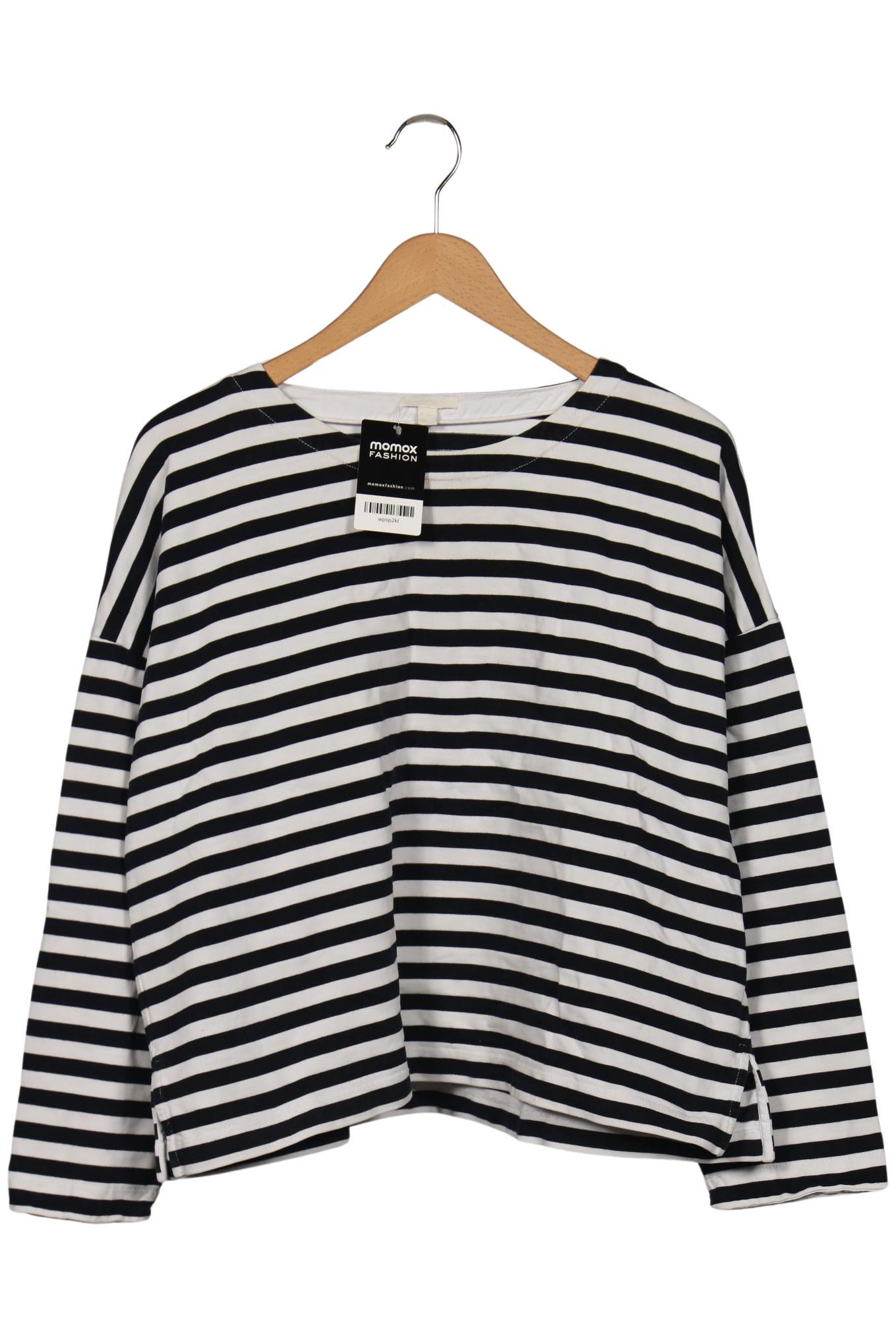 

COS Damen Langarmshirt, marineblau, Gr. 42