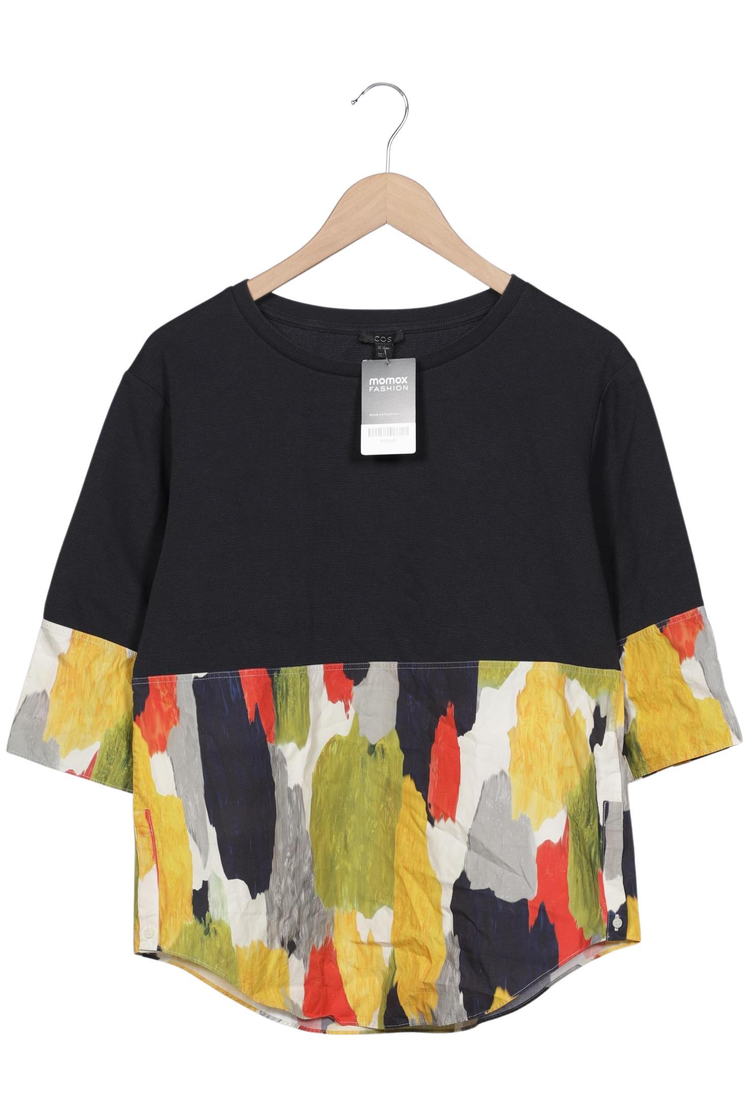

COS Damen Langarmshirt, marineblau, Gr. 34