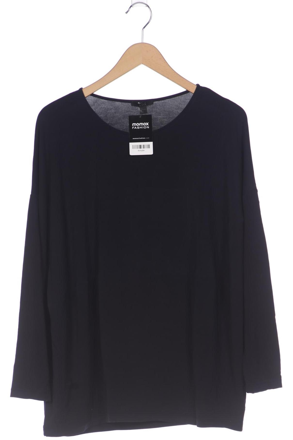 

COS Damen Langarmshirt, marineblau, Gr. 42