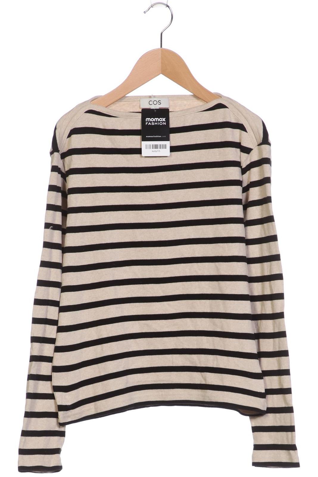 

COS Damen Langarmshirt, beige, Gr. 34