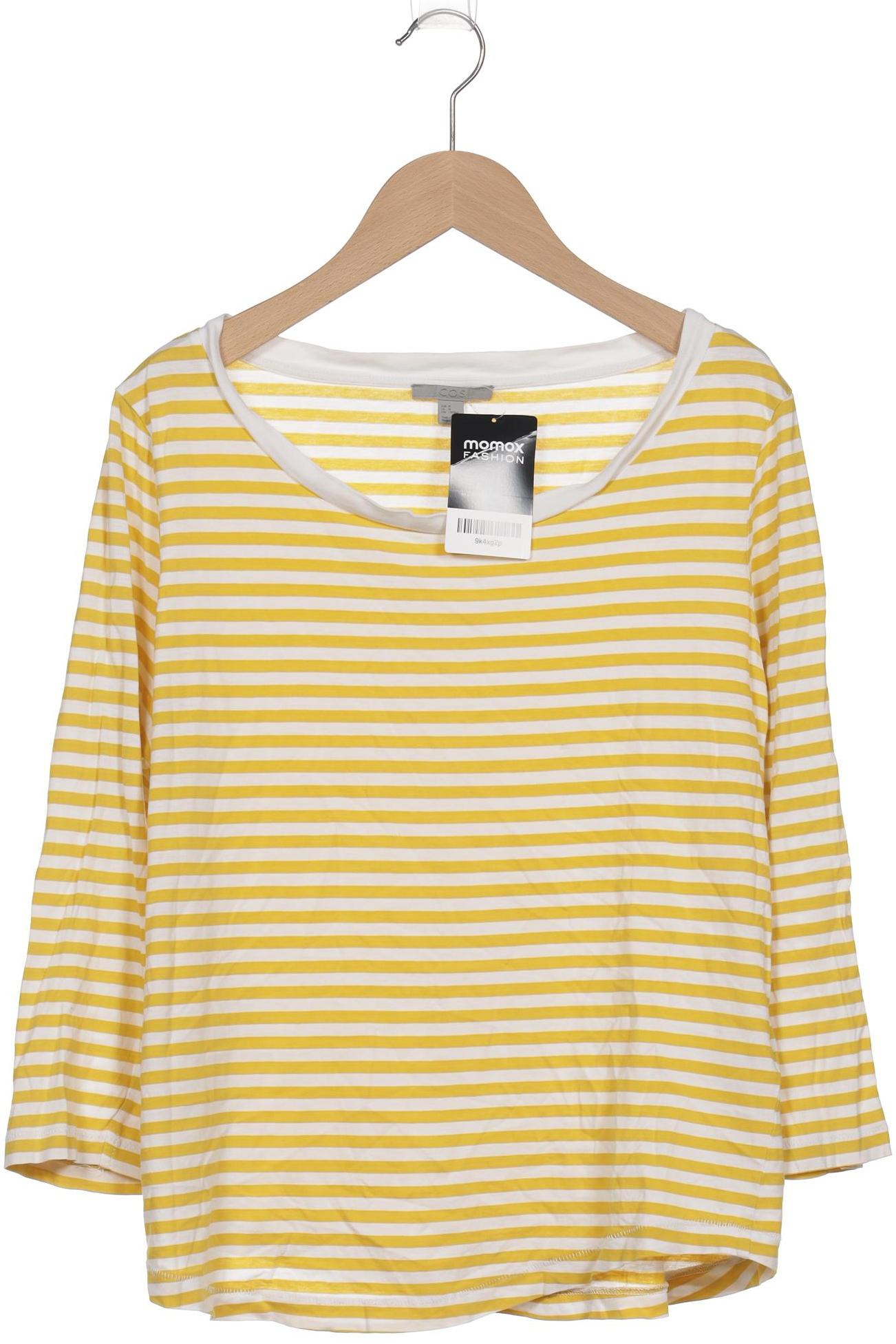 

COS Damen Langarmshirt, gelb, Gr. 38