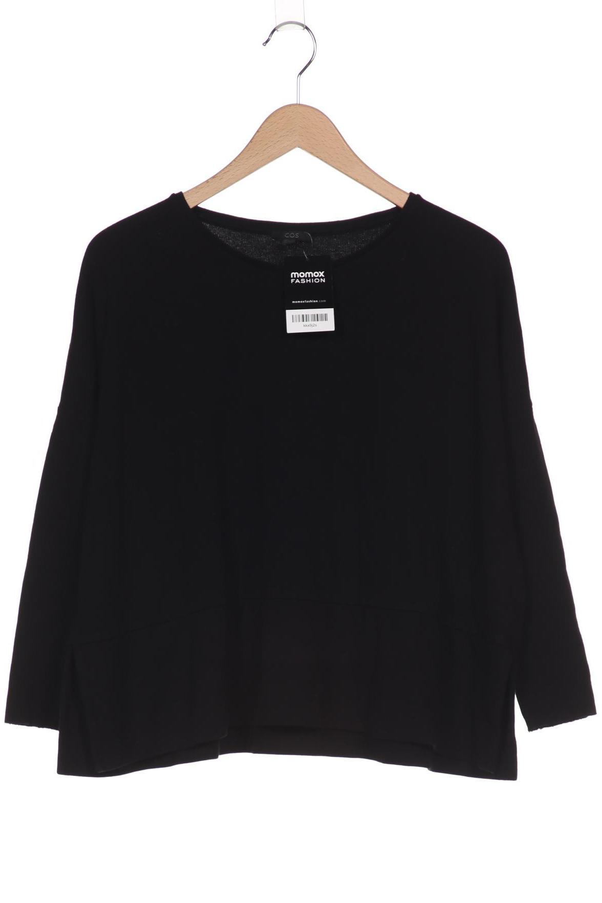 

COS Damen Langarmshirt, schwarz, Gr. 36