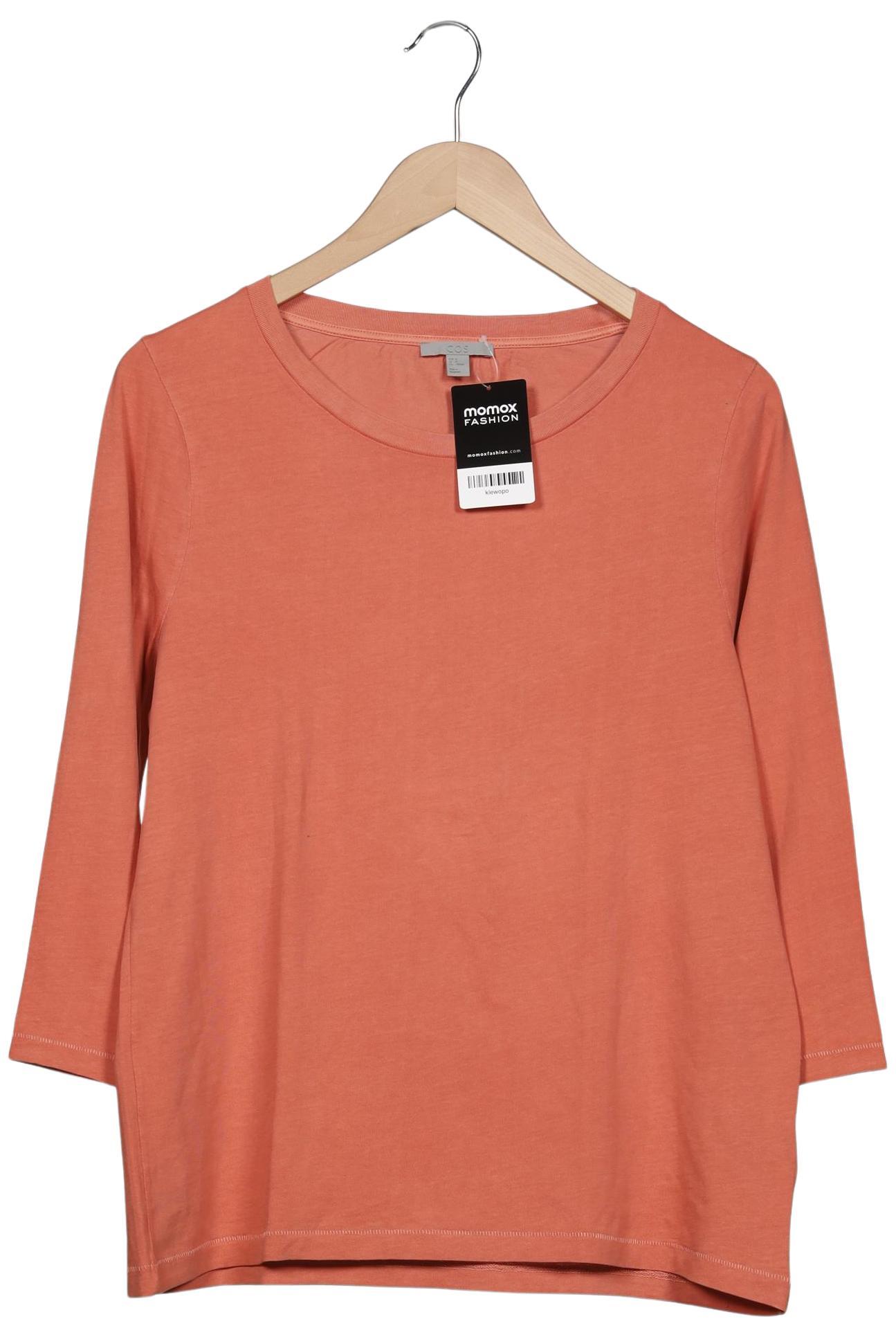 

COS Damen Langarmshirt, orange, Gr. 38
