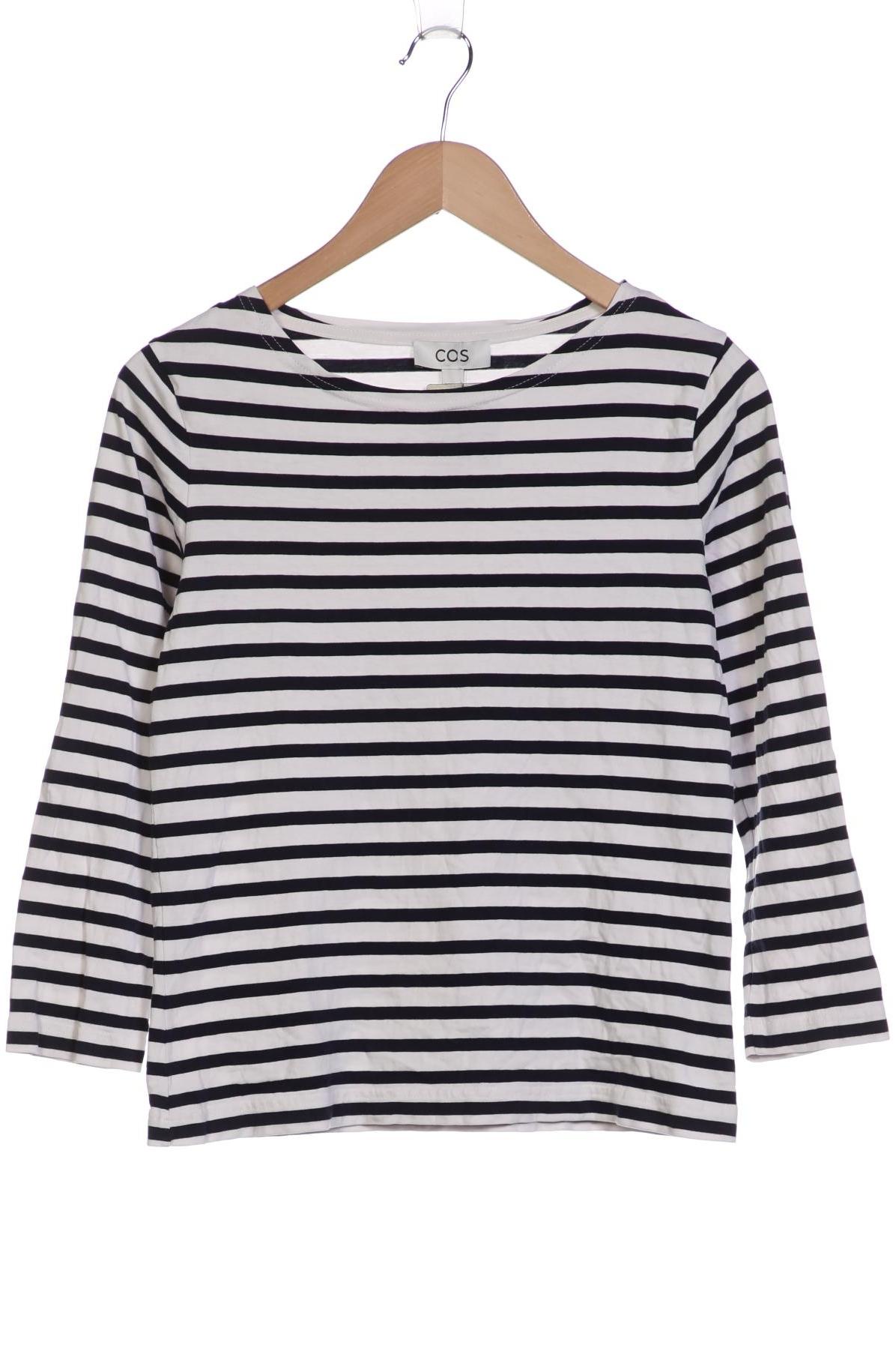 

COS Damen Langarmshirt, weiß, Gr. 36