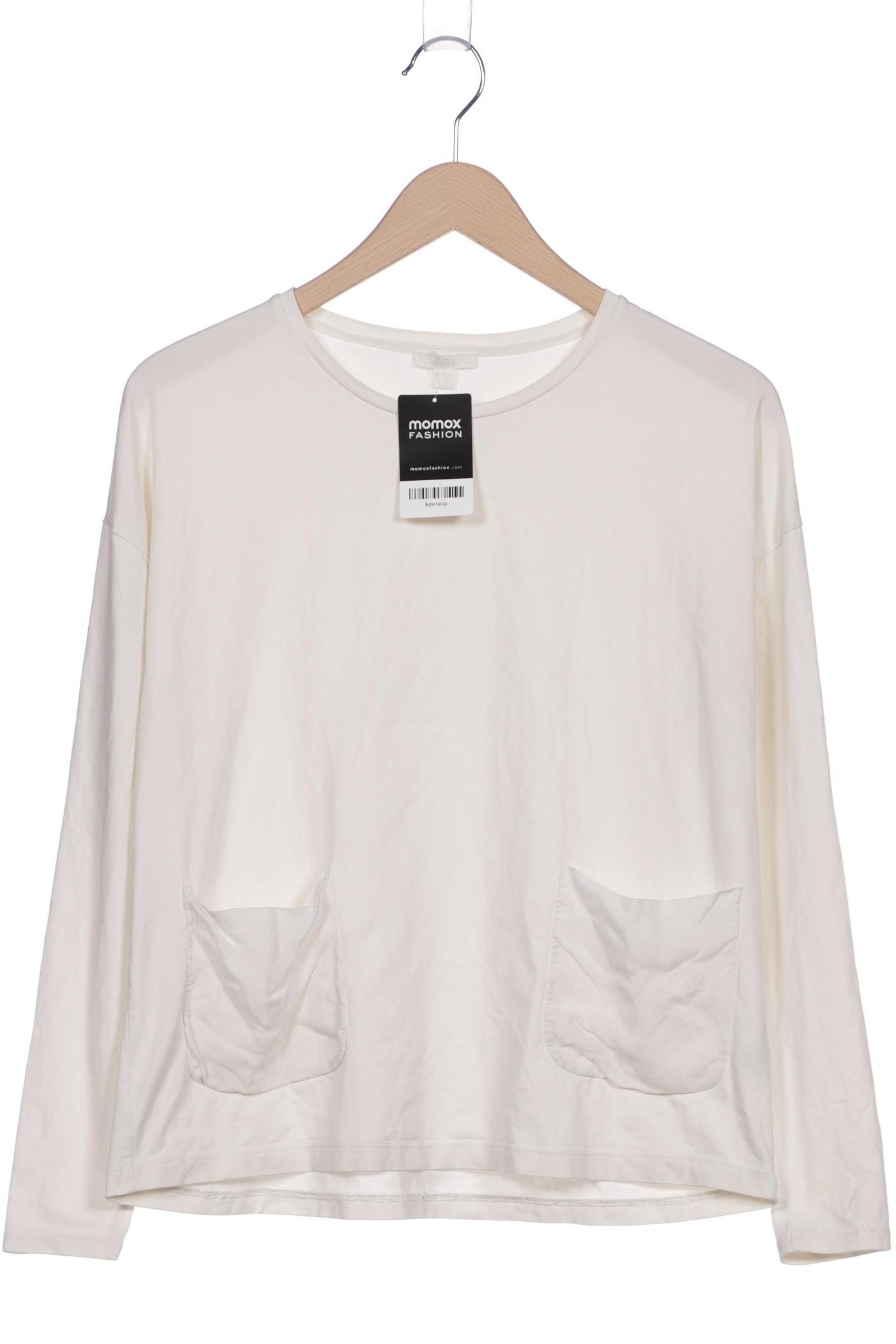 

COS Damen Langarmshirt, weiß, Gr. 38