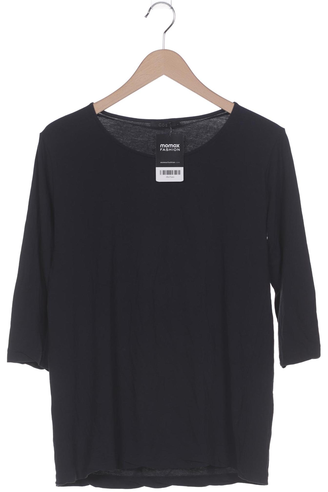 

COS Damen Langarmshirt, marineblau, Gr. 42