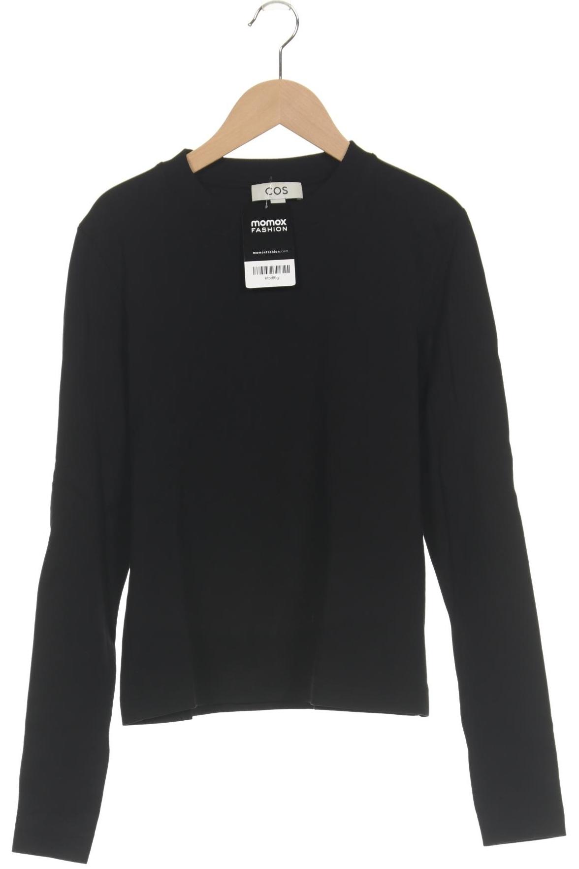 

COS Damen Langarmshirt, schwarz, Gr. 36