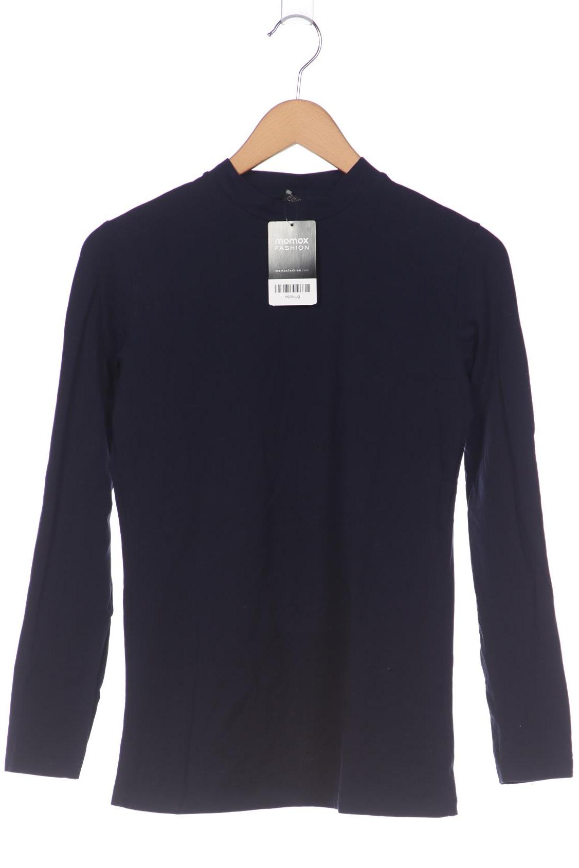 

COS Damen Langarmshirt, marineblau, Gr. 38
