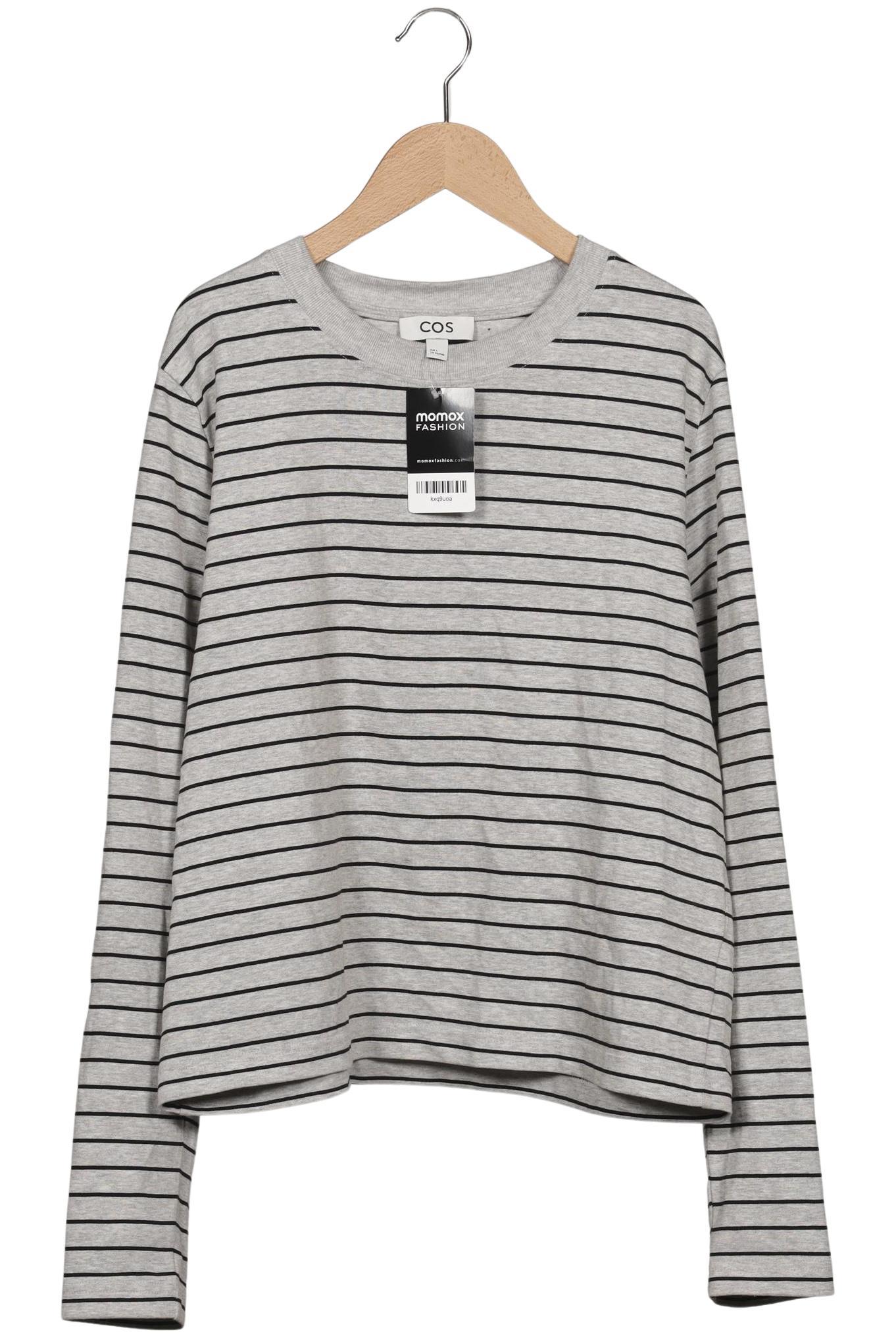 

COS Damen Langarmshirt, grau, Gr. 42