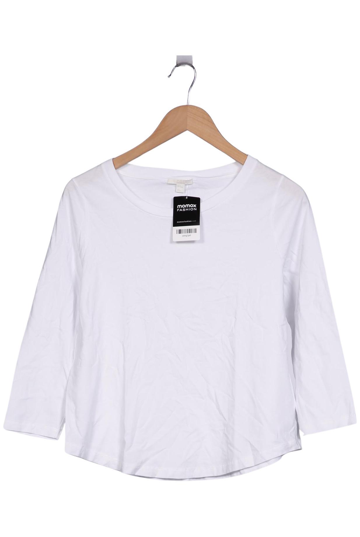

COS Damen Langarmshirt, weiß, Gr. 38