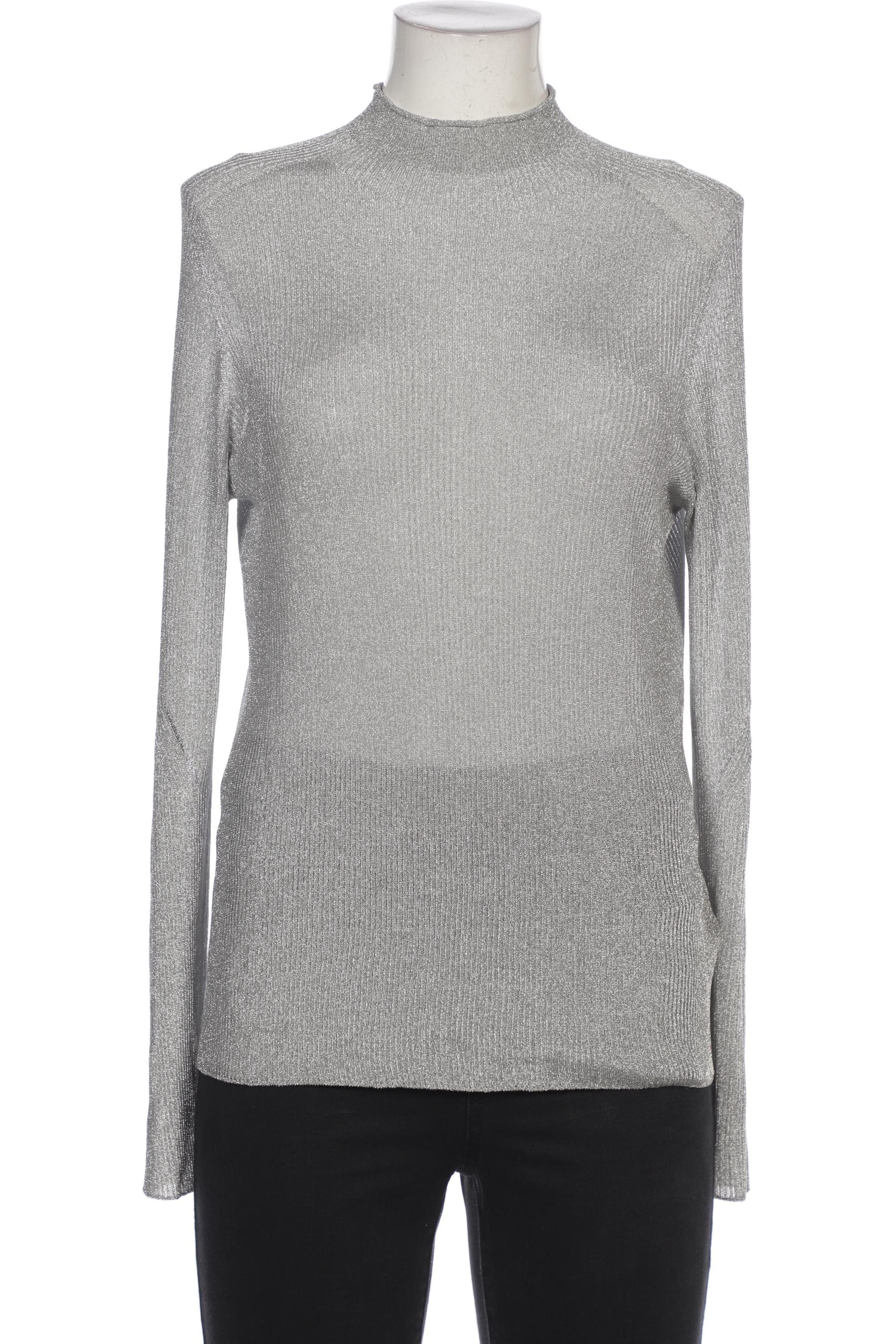 

COS Damen Langarmshirt, silber, Gr. 42