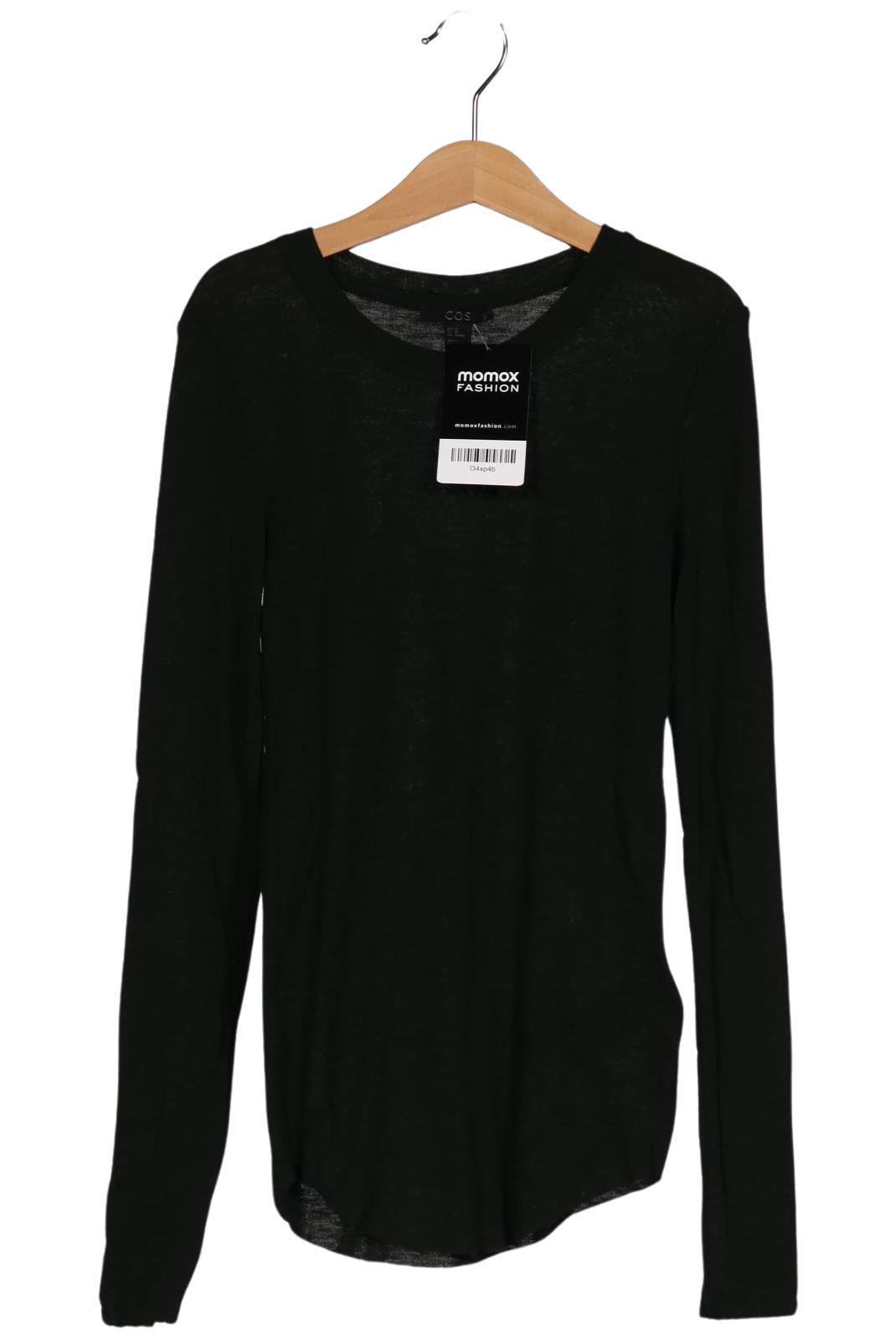 

COS Damen Langarmshirt, grün, Gr. 34