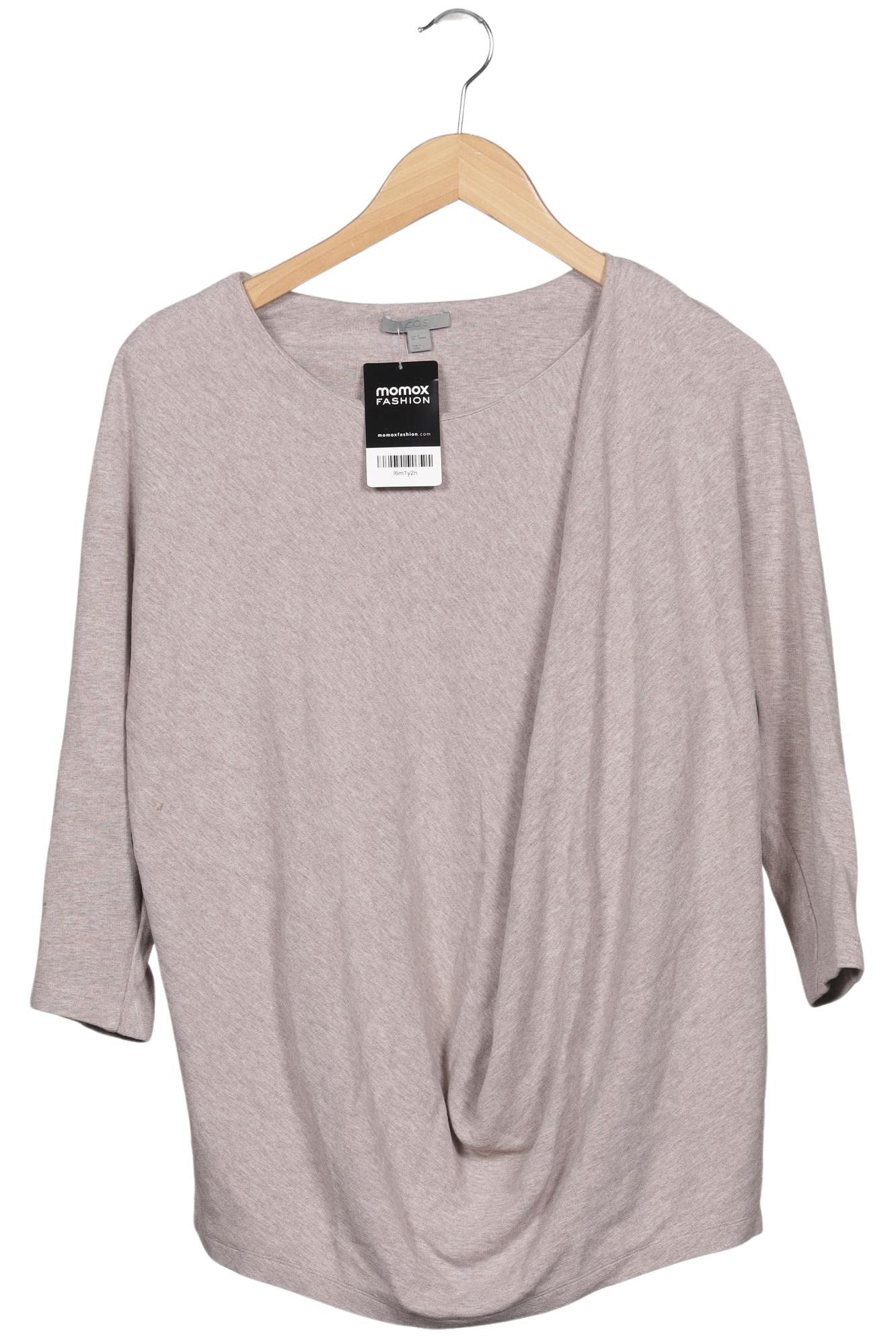 

COS Damen Langarmshirt, grau, Gr. 38