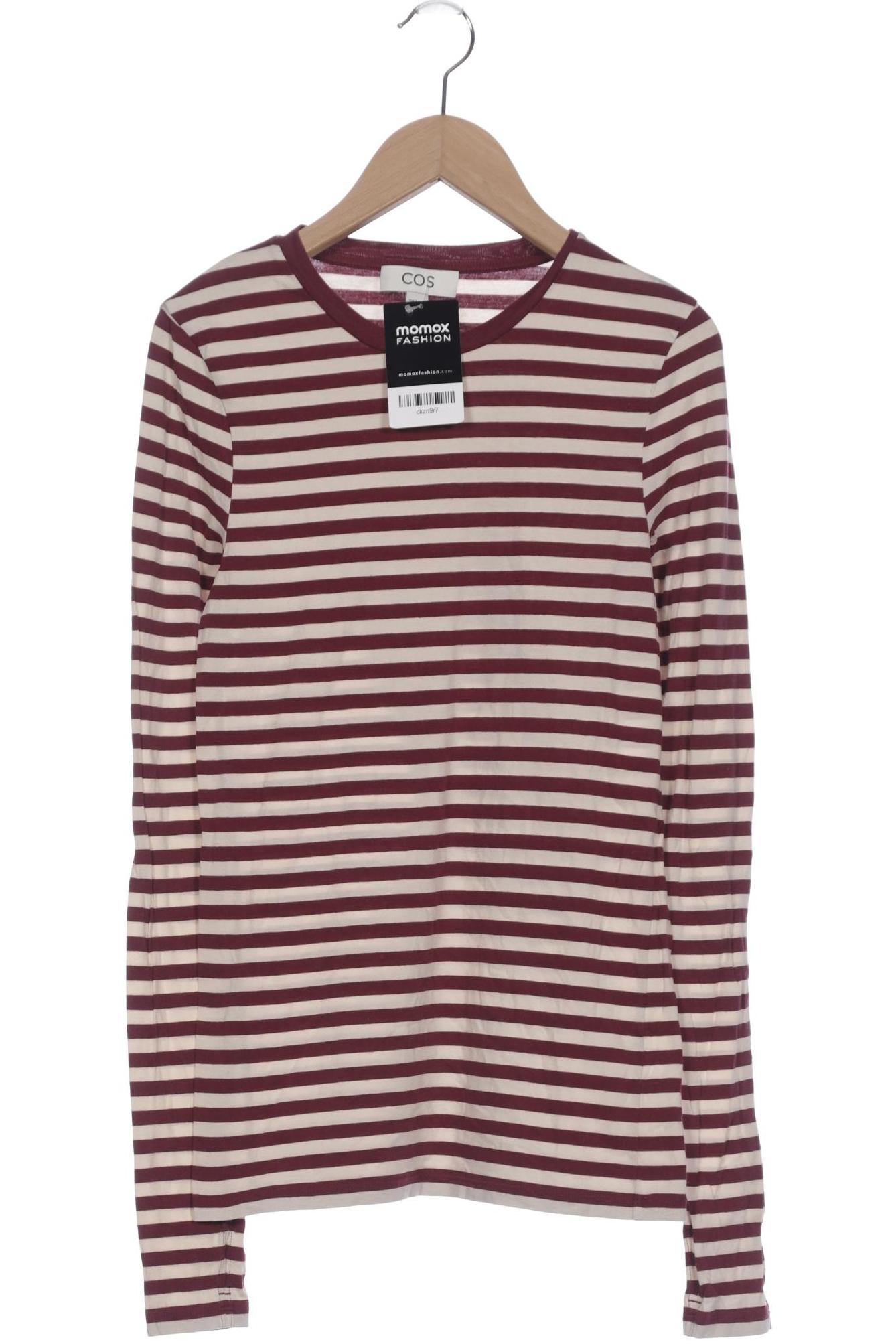 

COS Damen Langarmshirt, bordeaux, Gr. 36