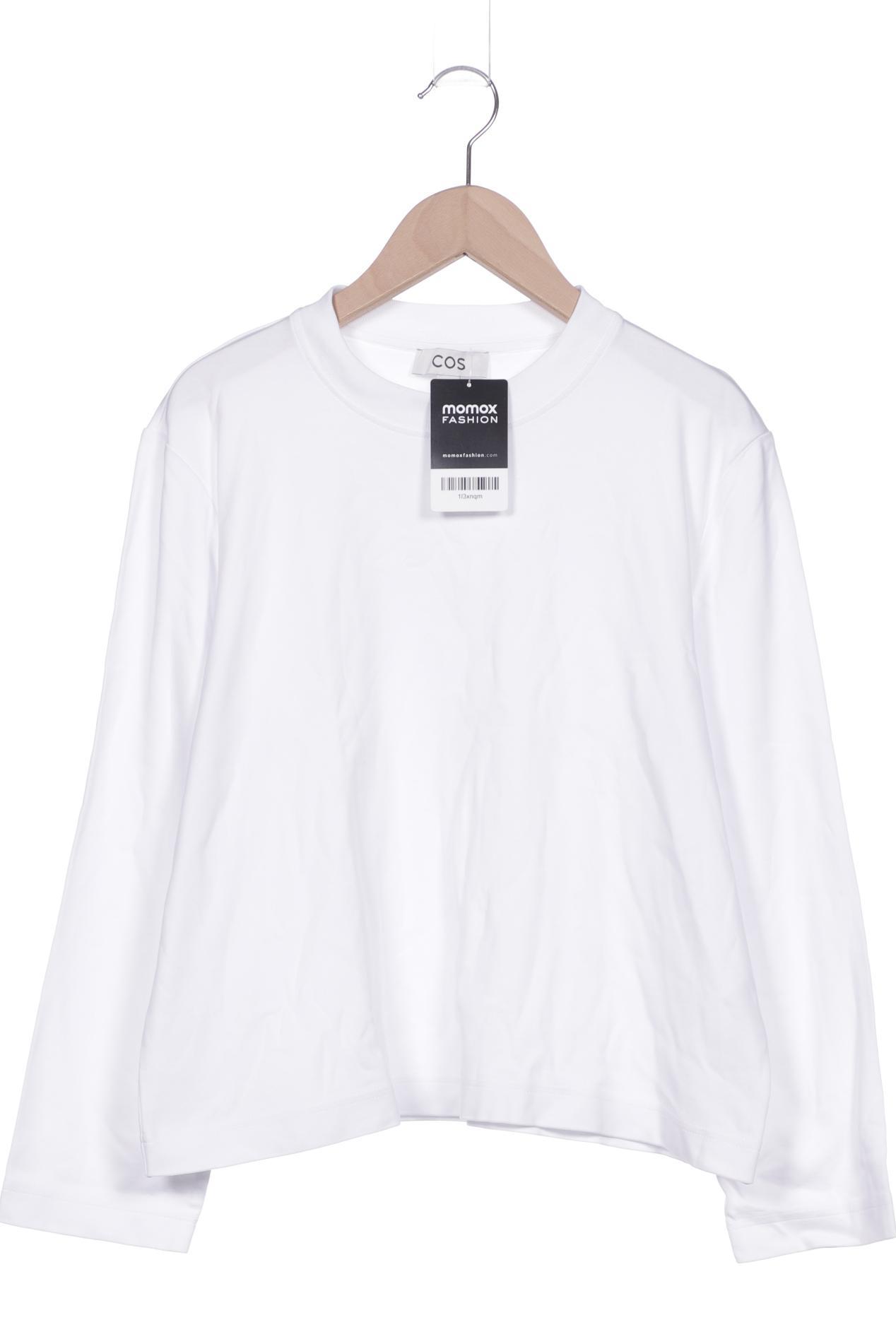 

COS Damen Langarmshirt, weiß, Gr. 38