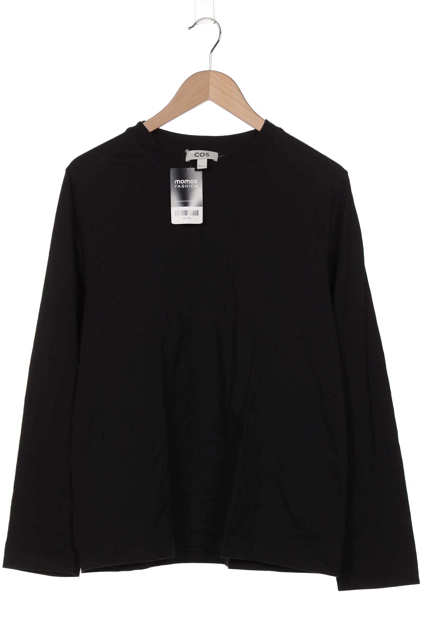 

COS Damen Langarmshirt, schwarz, Gr. 42
