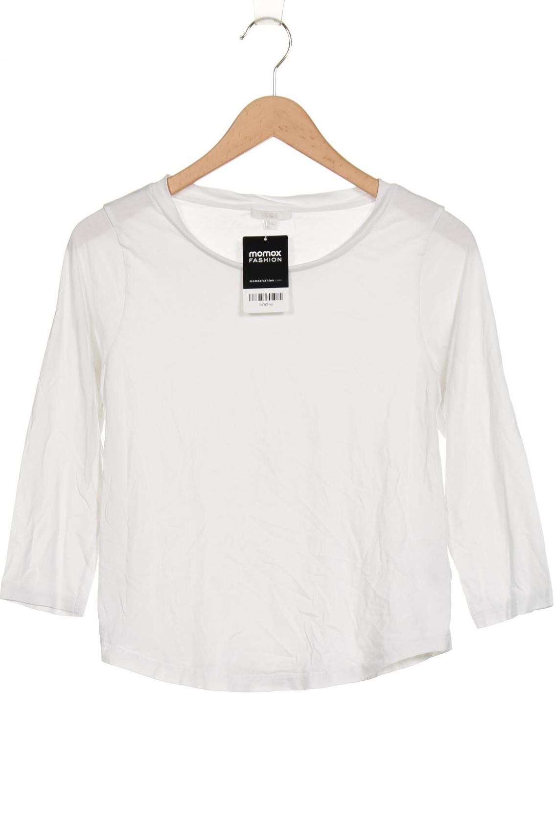 

COS Damen Langarmshirt, weiß