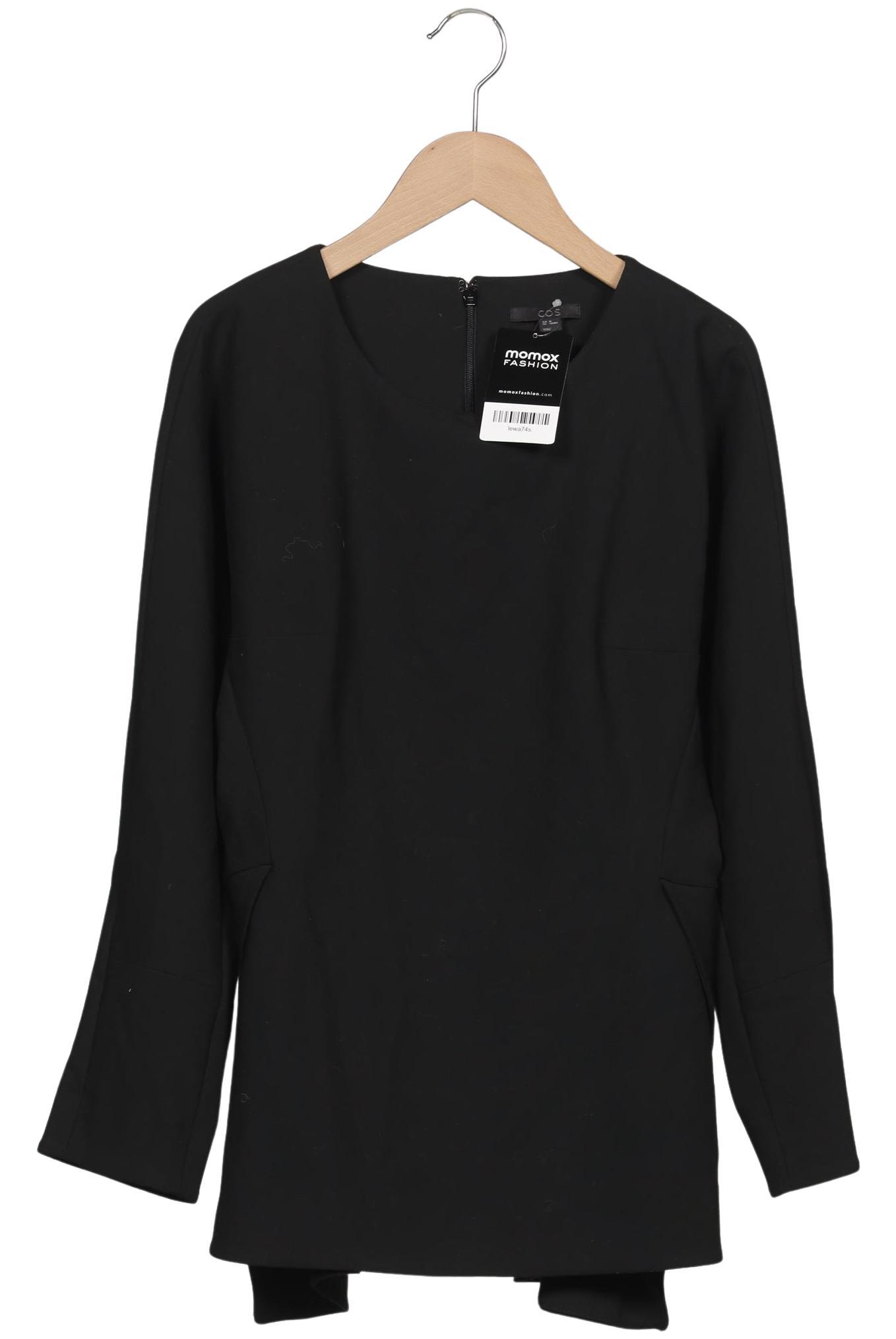 

COS Damen Langarmshirt, schwarz, Gr. 38