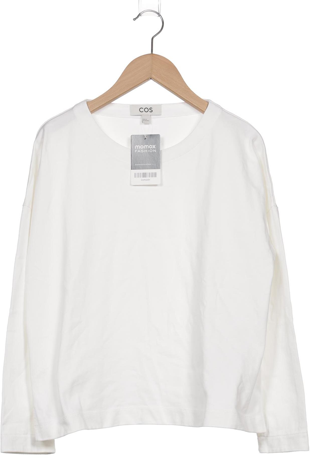 

COS Damen Langarmshirt, weiß, Gr. 34