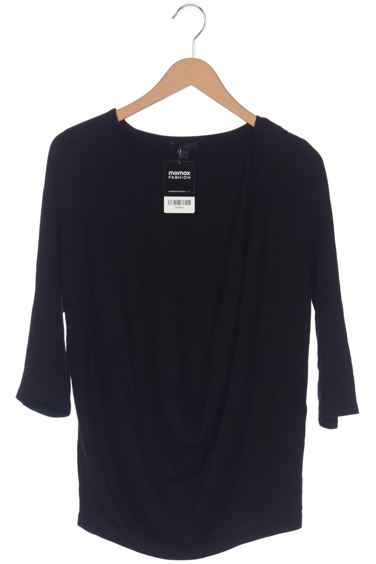 

COS Damen Langarmshirt, schwarz, Gr. 36