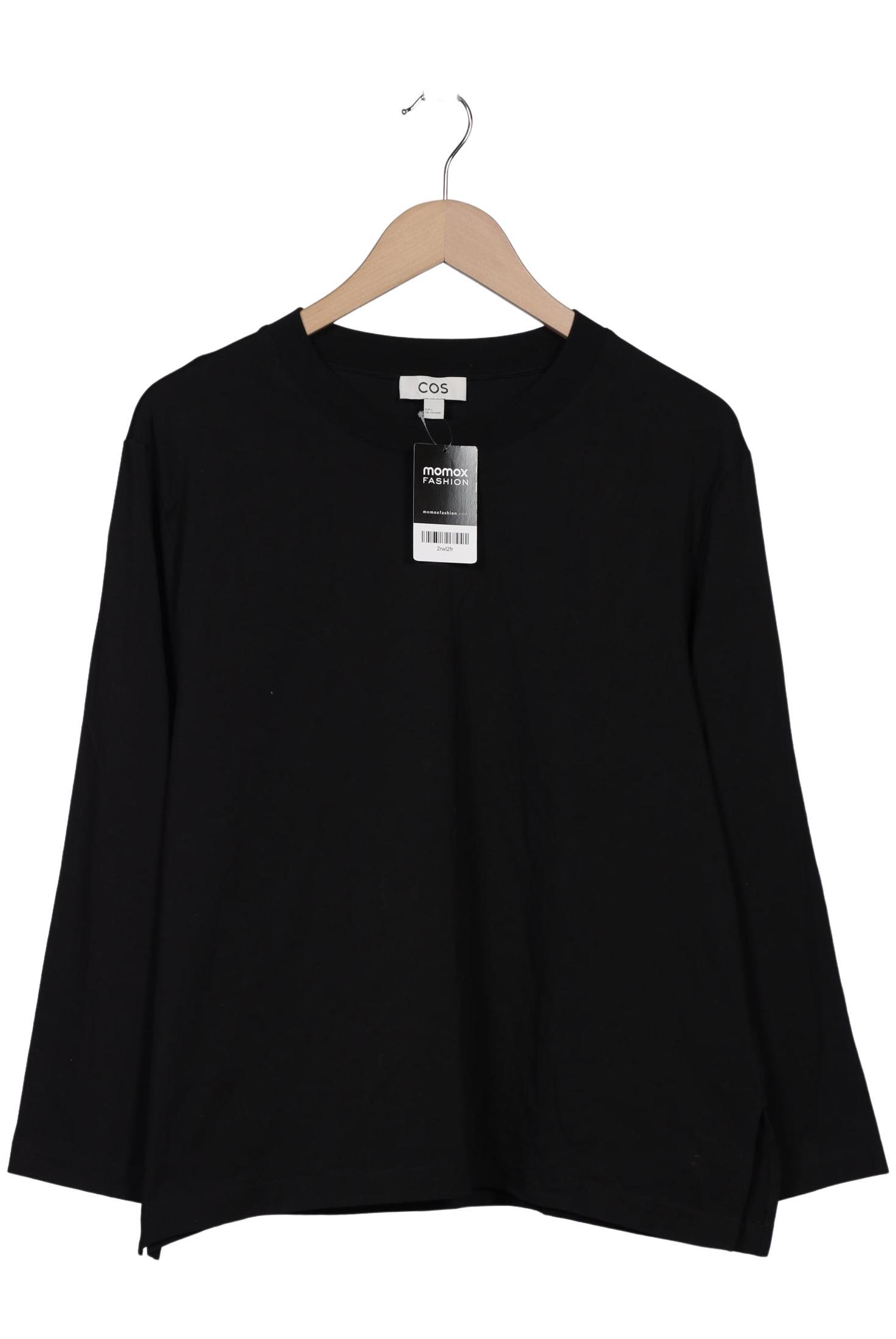 

COS Damen Langarmshirt, schwarz, Gr. 42