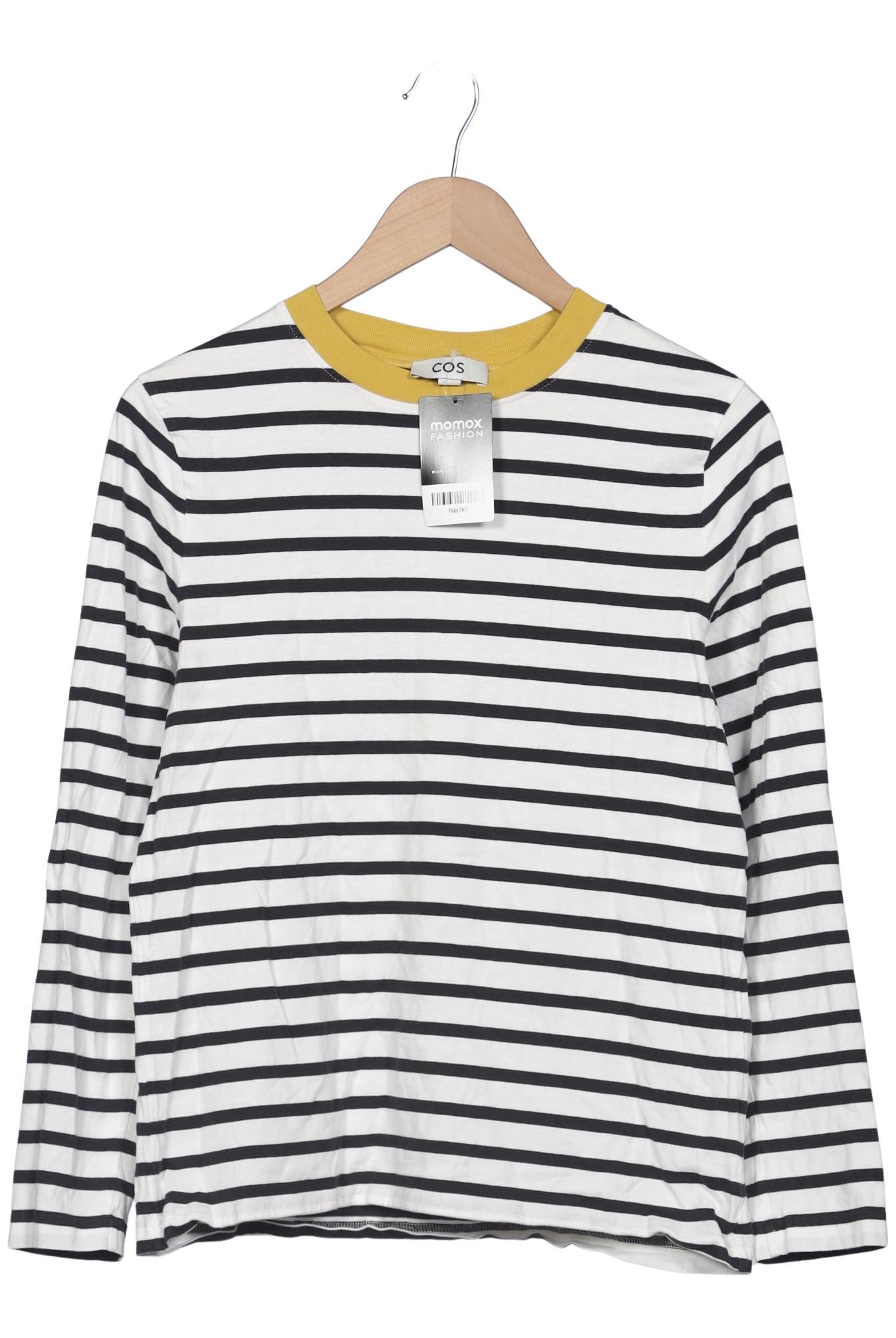 

COS Damen Langarmshirt, weiß, Gr. 36