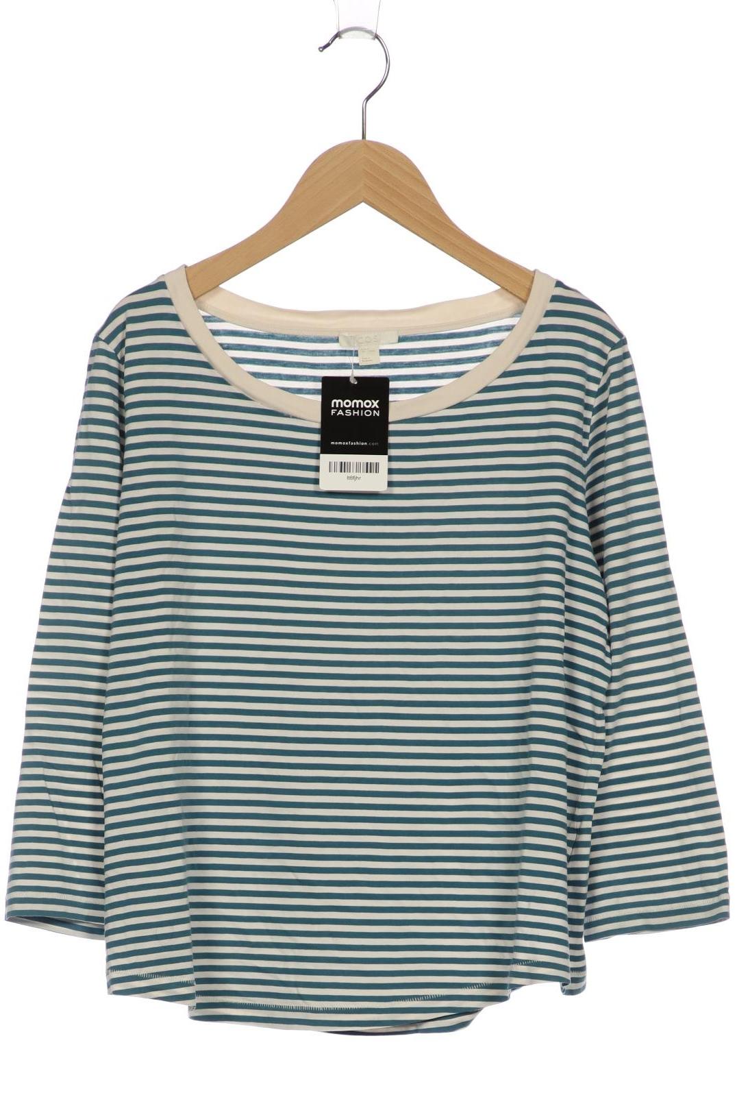 

COS Damen Langarmshirt, türkis, Gr. 38