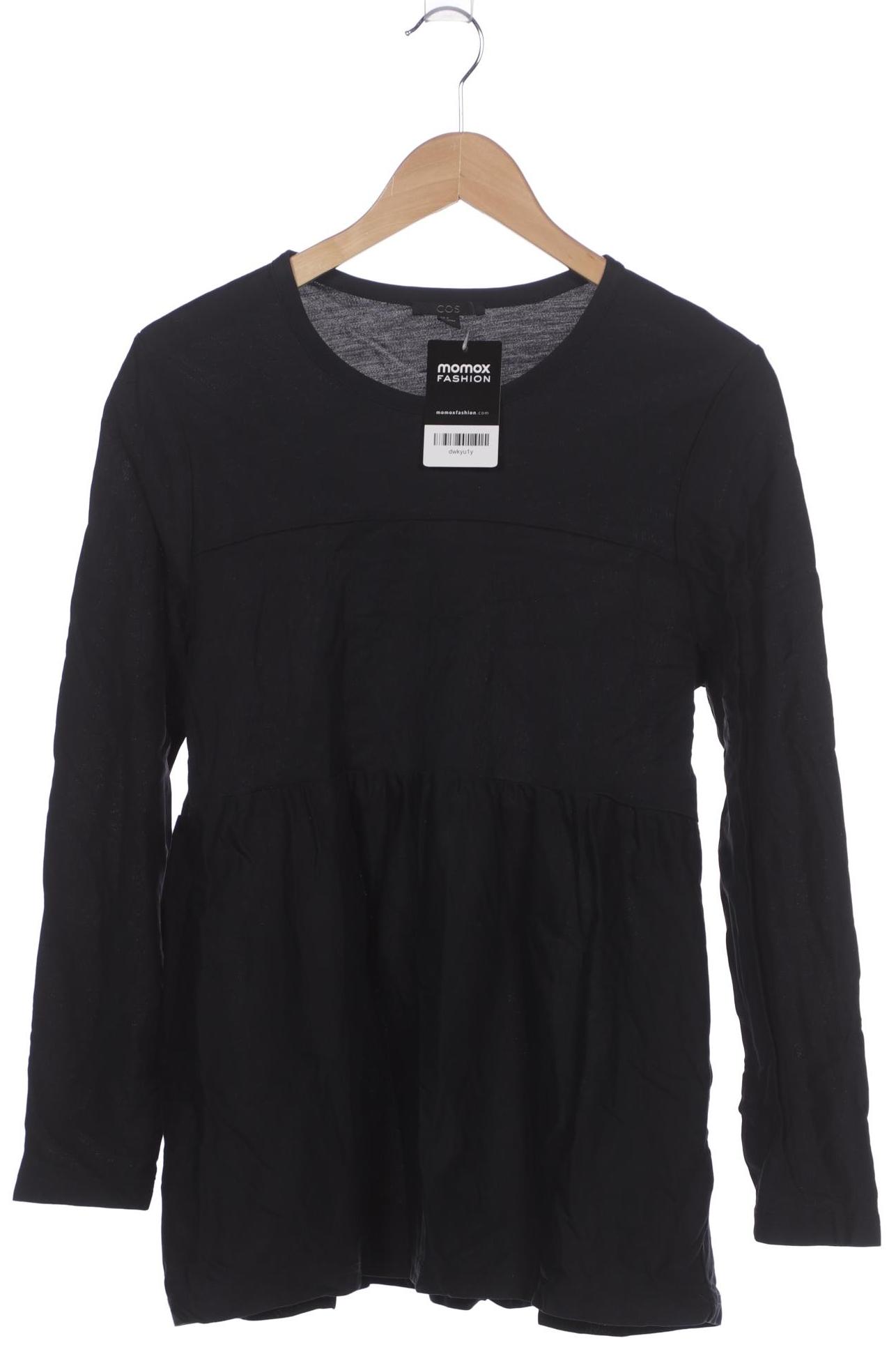 

COS Damen Langarmshirt, marineblau, Gr. 38