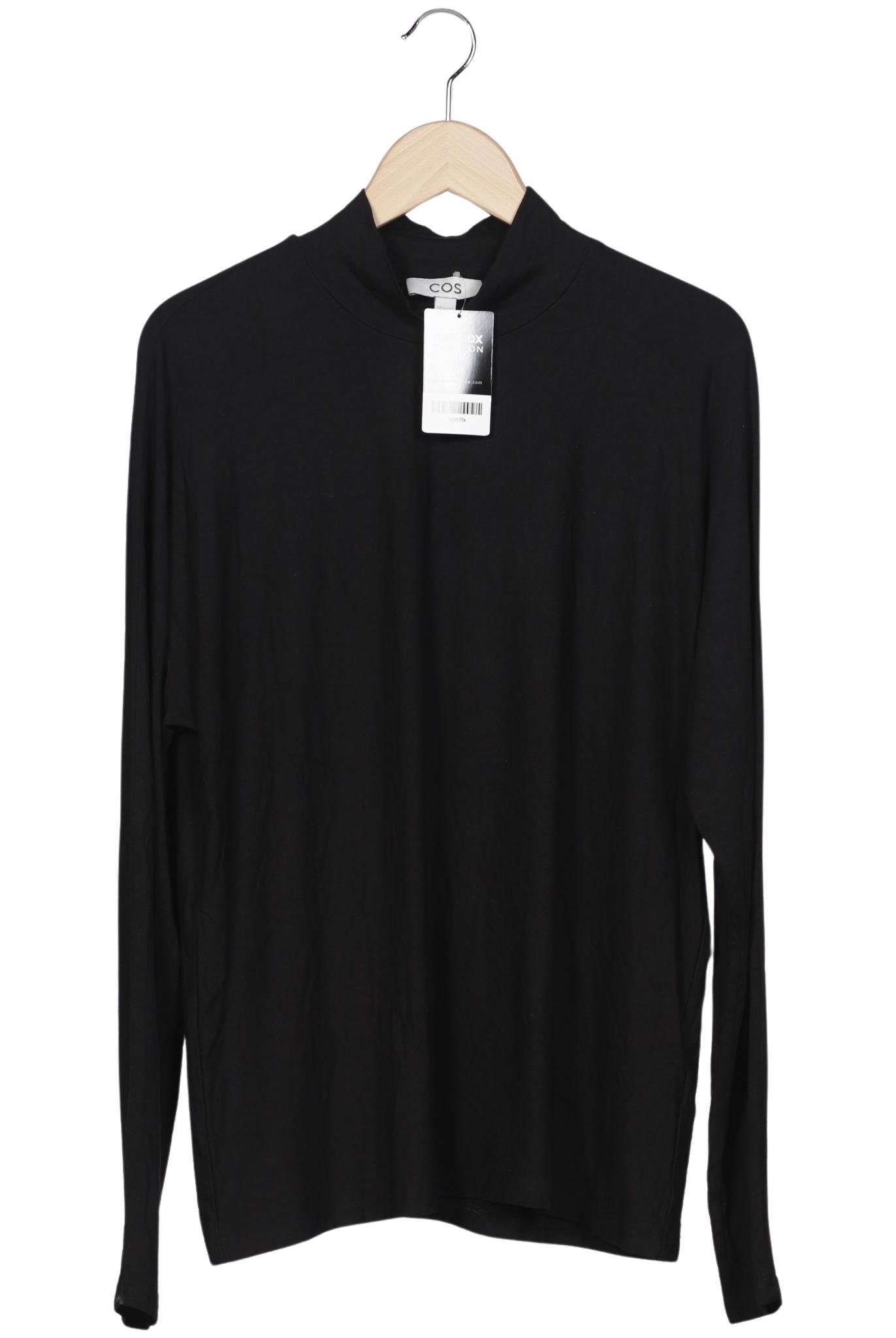 

COS Damen Langarmshirt, schwarz, Gr. 42