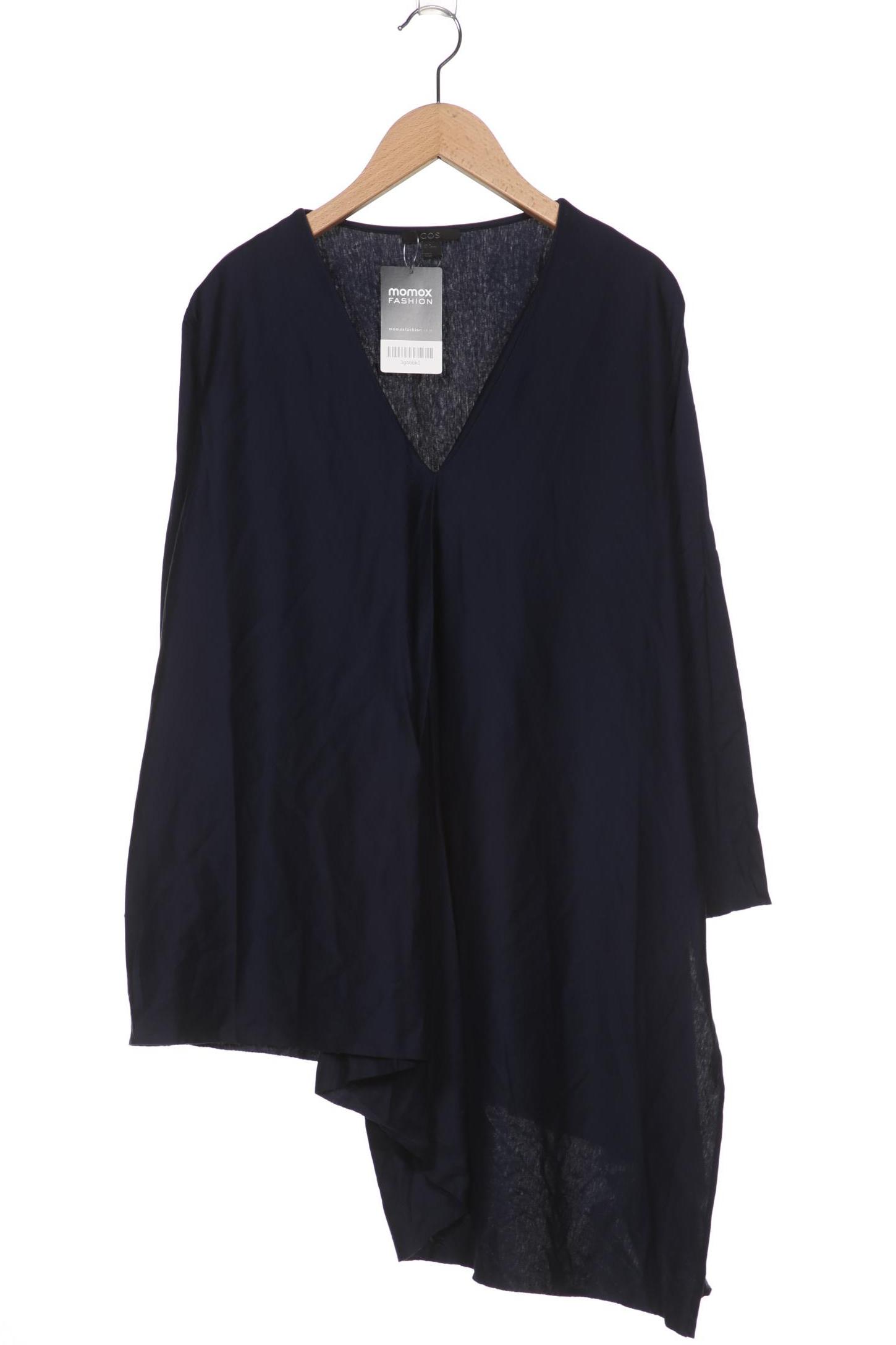 

COS Damen Langarmshirt, marineblau, Gr. 38