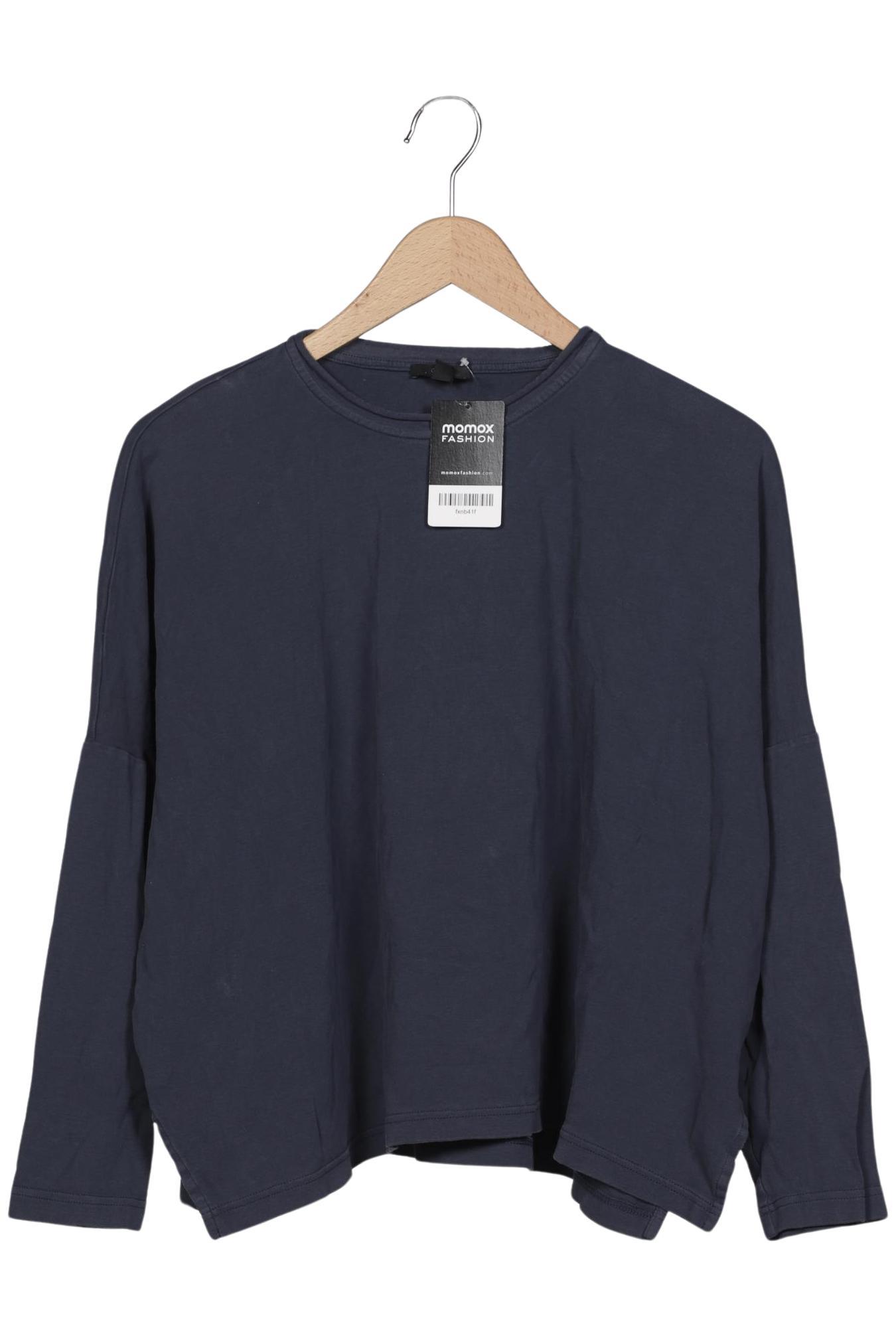 

COS Damen Langarmshirt, marineblau, Gr. 36