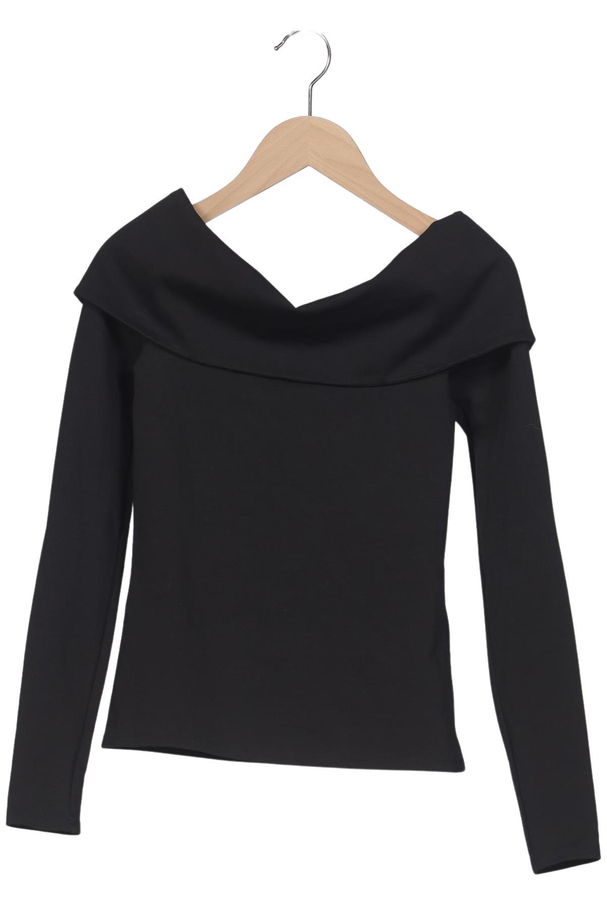 

COS Damen Langarmshirt, schwarz, Gr. 34