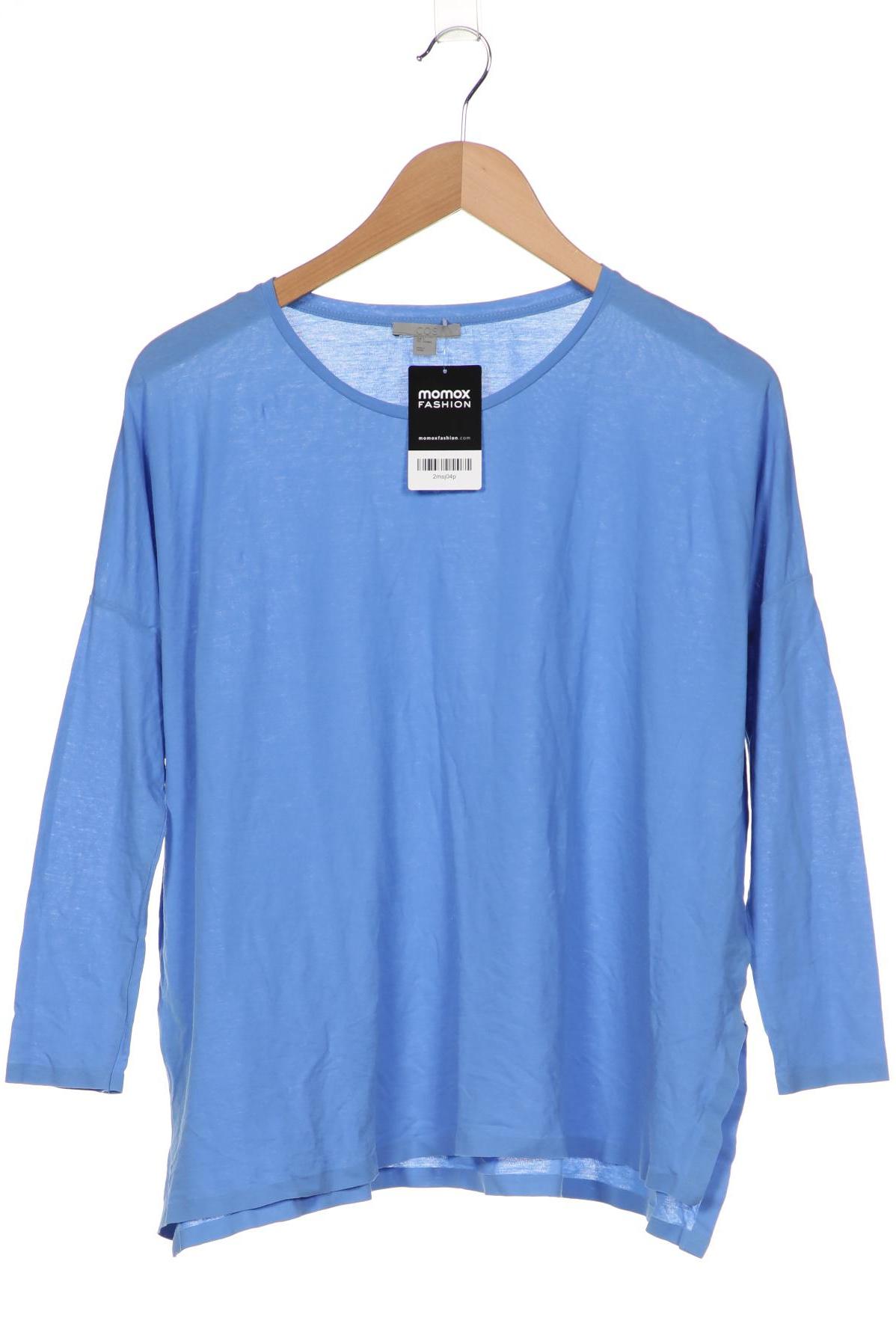 

COS Damen Langarmshirt, blau, Gr. 36