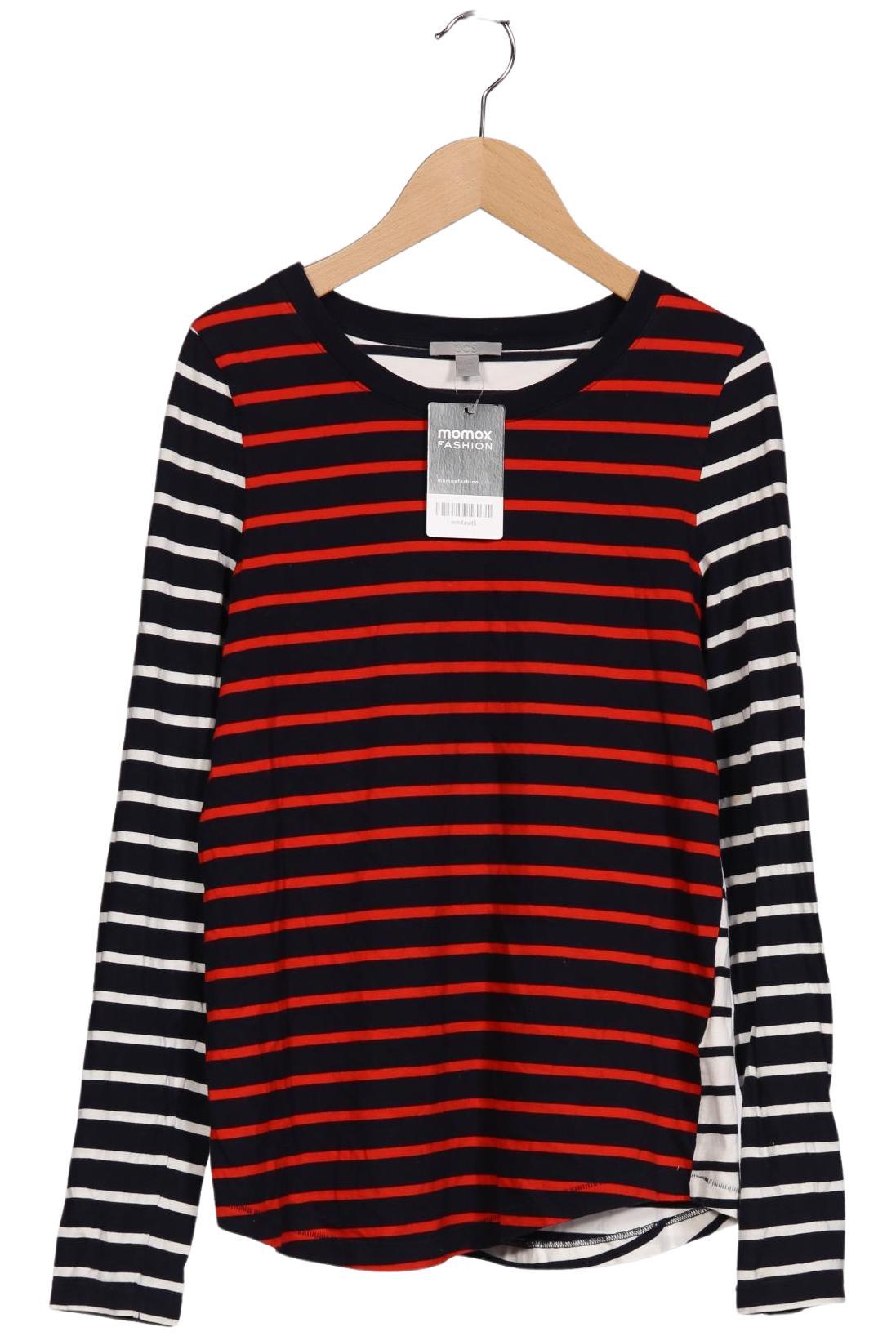 

COS Damen Langarmshirt, marineblau, Gr. 36
