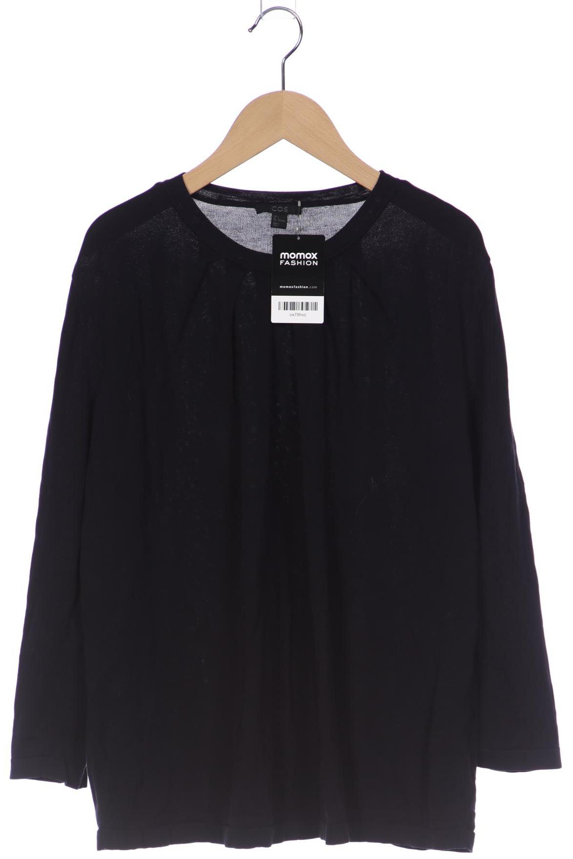 

COS Damen Langarmshirt, marineblau, Gr. 42