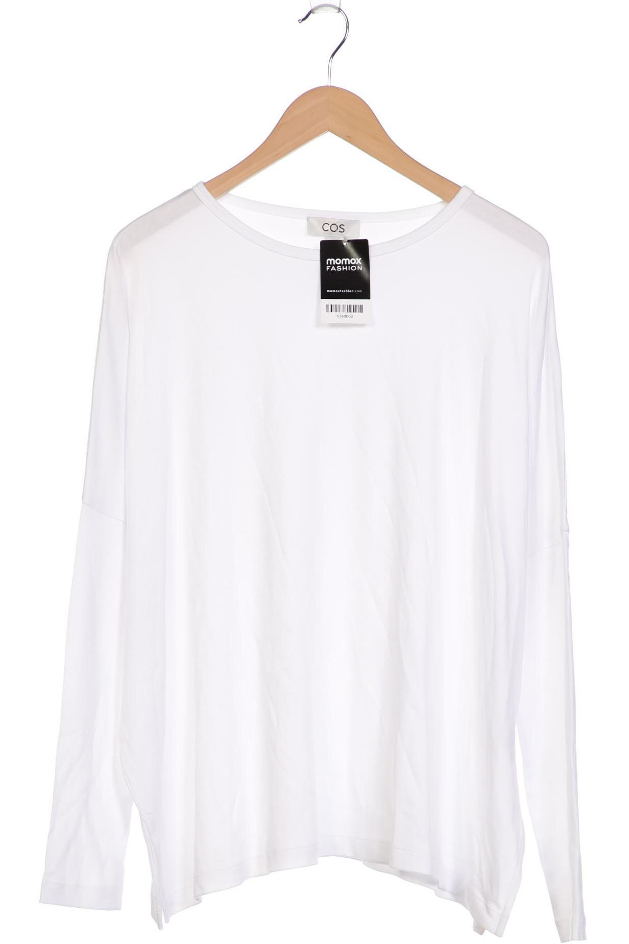

COS Damen Langarmshirt, weiß, Gr. 38