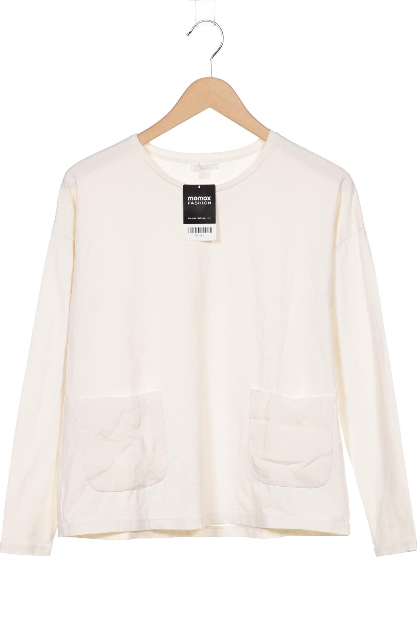 

COS Damen Langarmshirt, cremeweiß