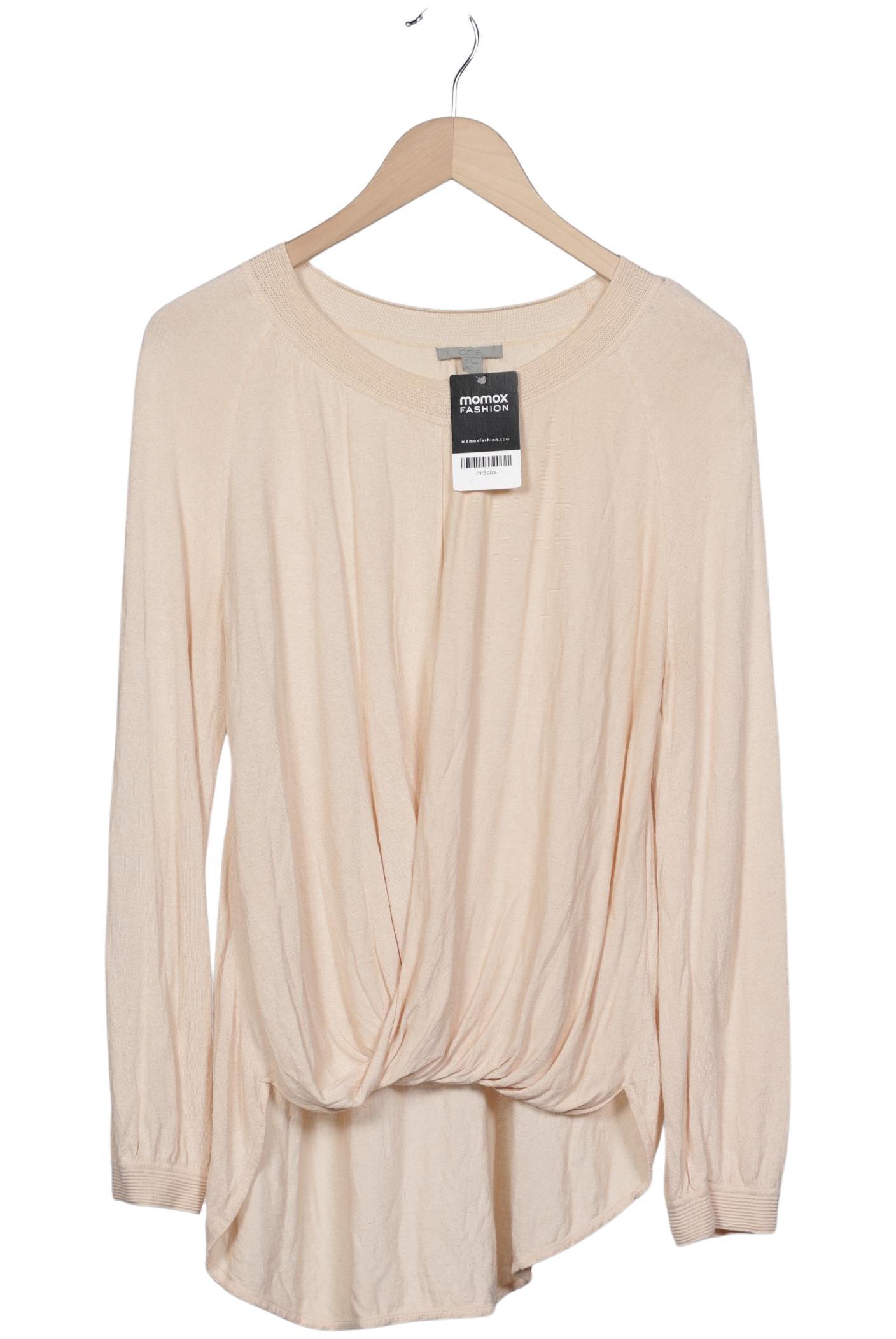 

COS Damen Langarmshirt, beige, Gr. 38