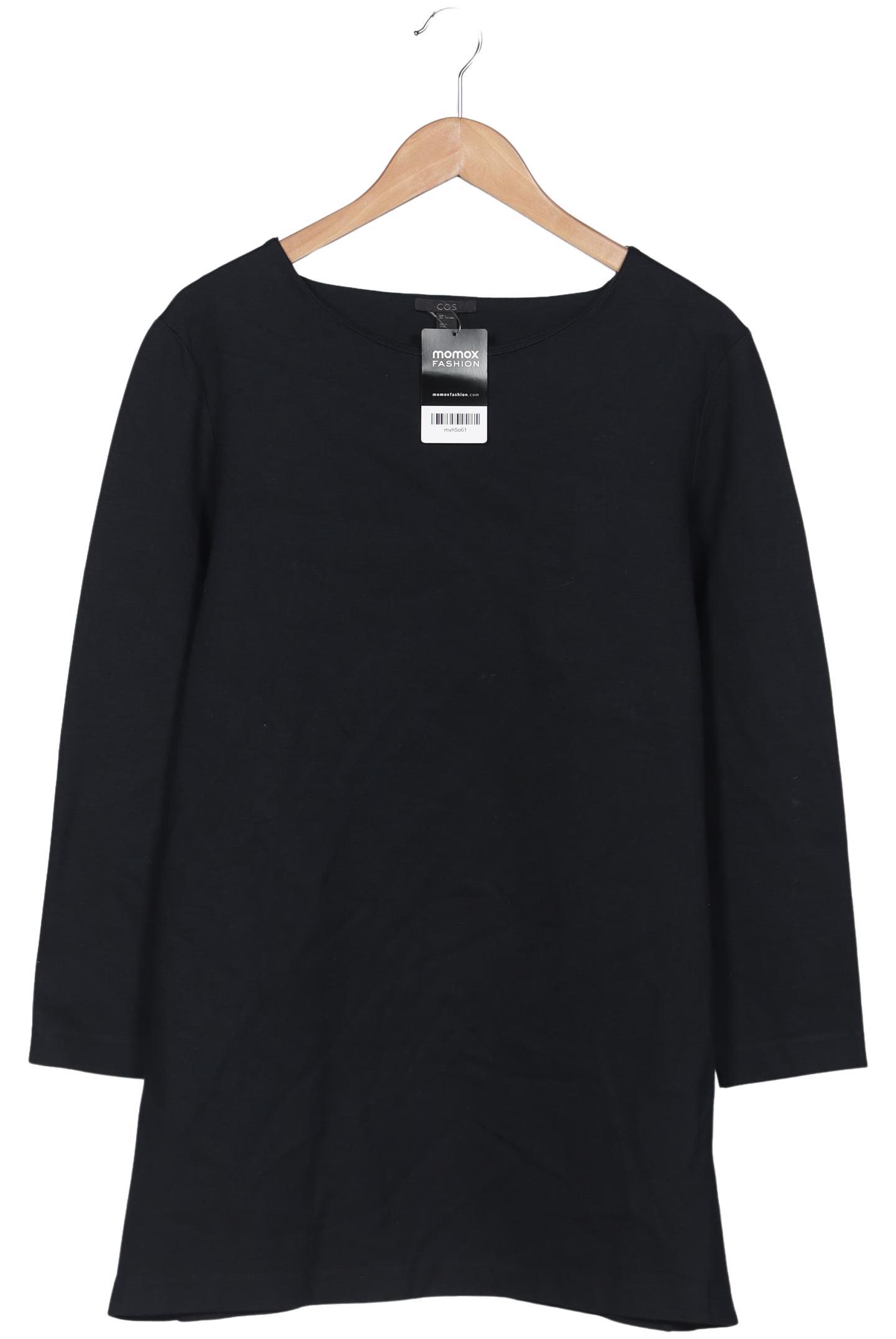 

COS Damen Langarmshirt, marineblau, Gr. 42