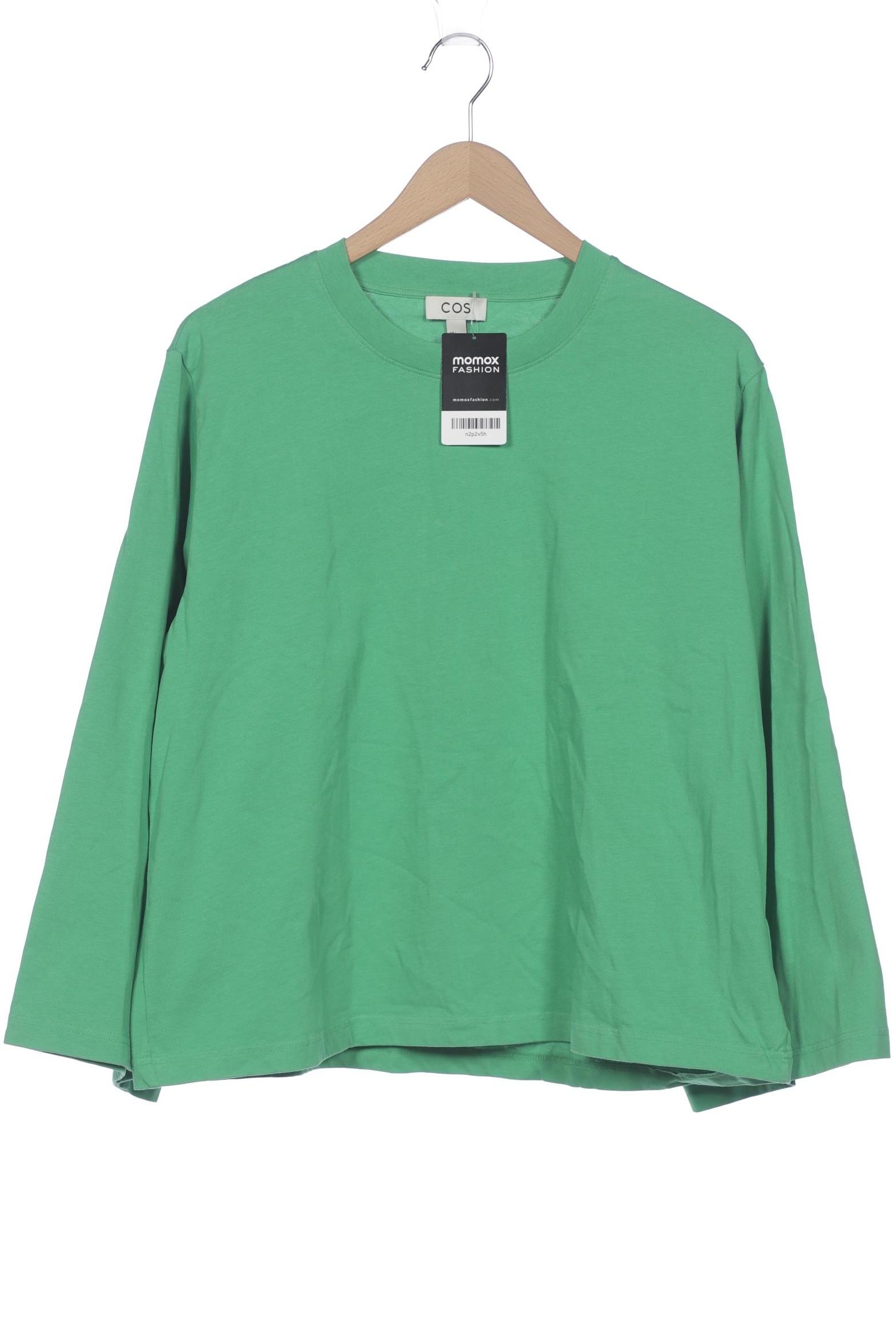 

COS Damen Langarmshirt, grün, Gr. 42