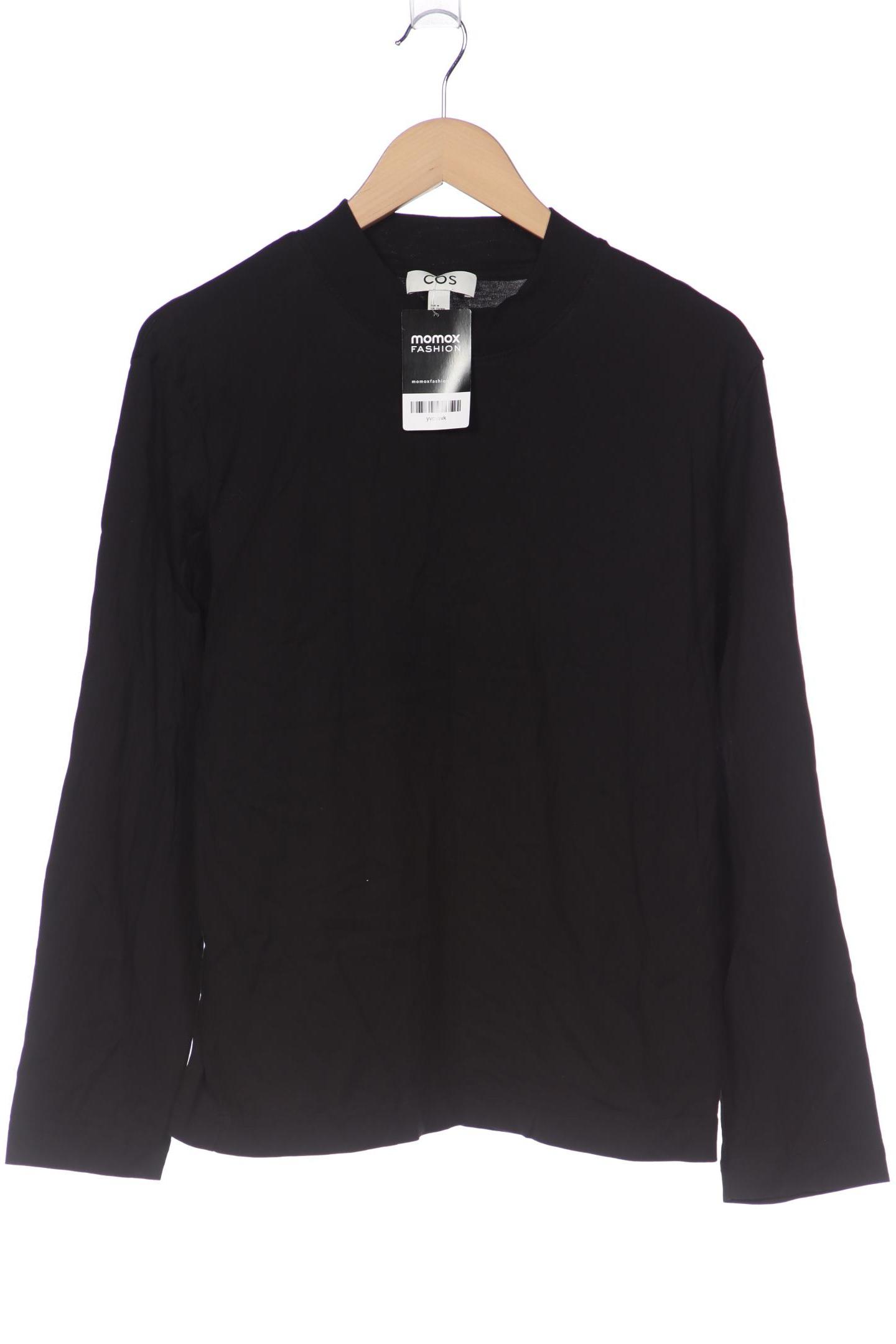 

COS Damen Langarmshirt, schwarz, Gr. 38