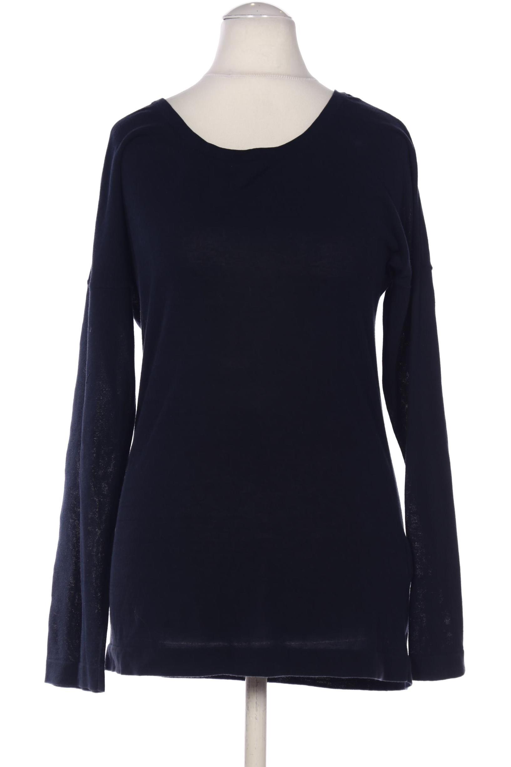 

COS Damen Langarmshirt, marineblau, Gr. 38