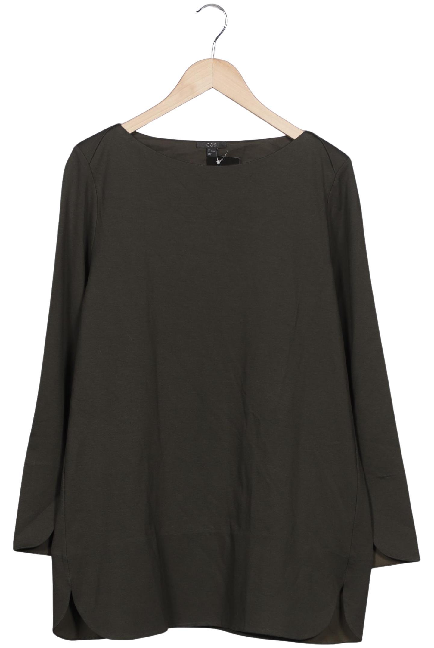 

COS Damen Langarmshirt, grün, Gr. 42